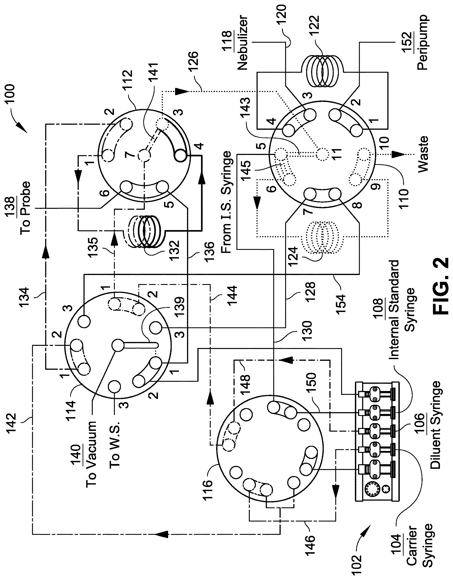 Patent US12616969 Figure 2 – Systems and methods for inline, dual-stage sample dilution