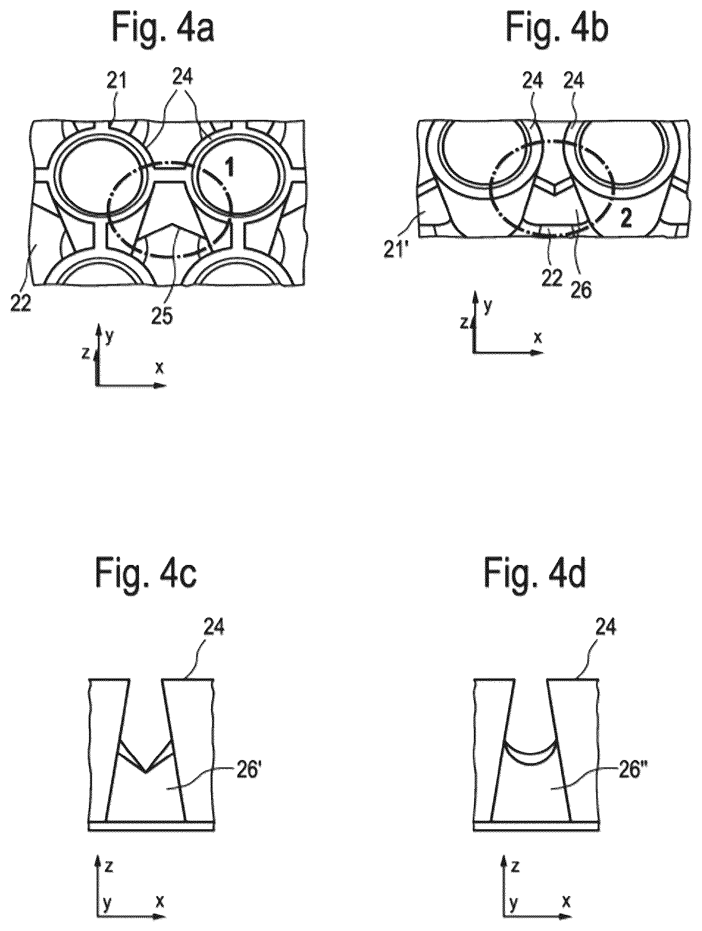Patent US12616975 Figure 4 – Thermoblock for receiving and regulating the temperature of at least one laboratory specimen vessel, method of production and simulation method