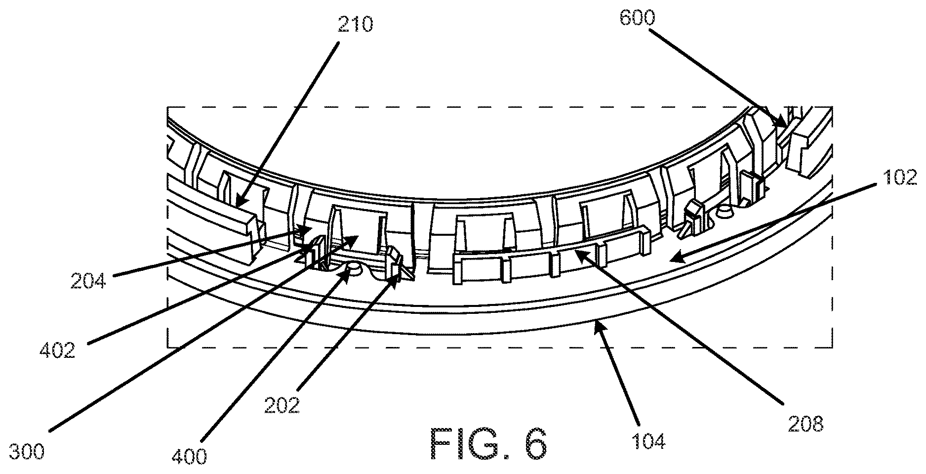 Patent US12616976 Figure 8 – Vessel mounting system
