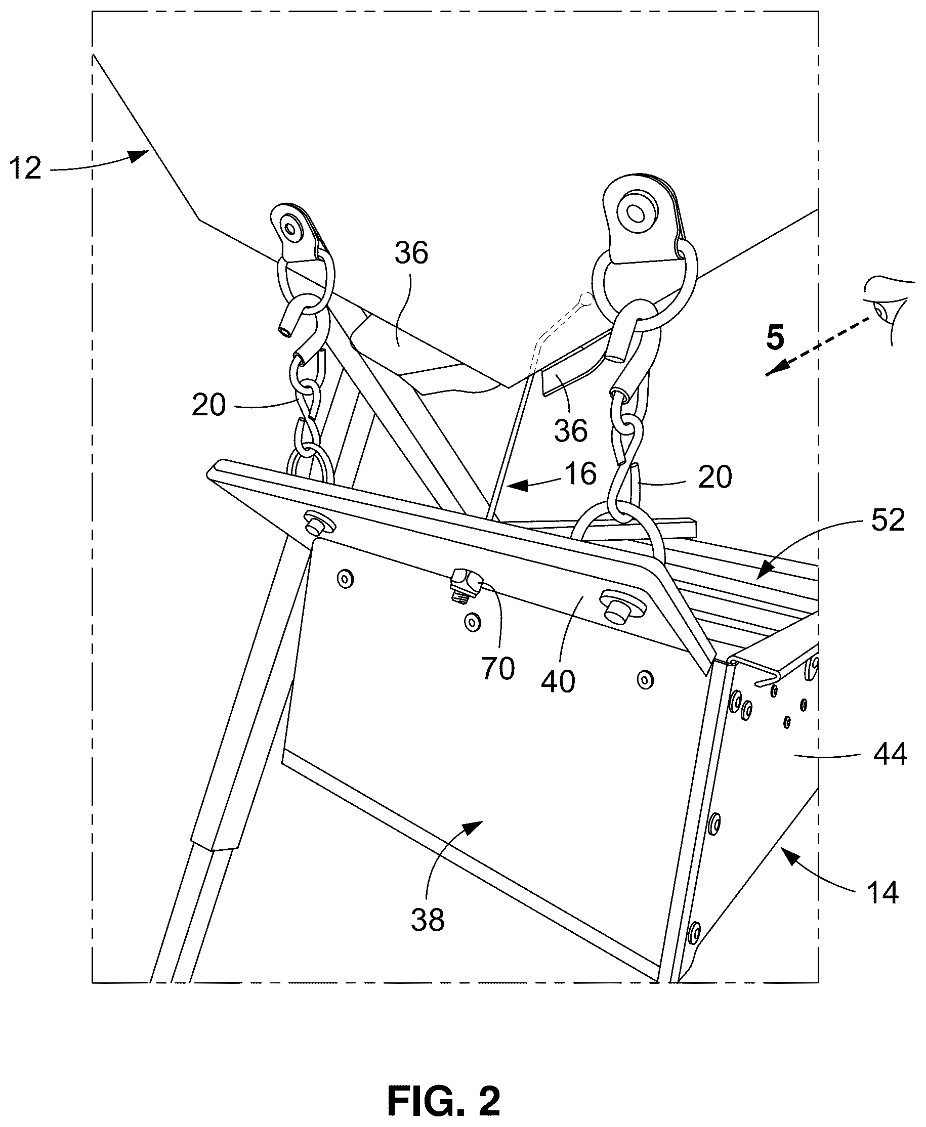 Patent US12616979 Figure 2 – Anti-clogging device for drywasher flow opening