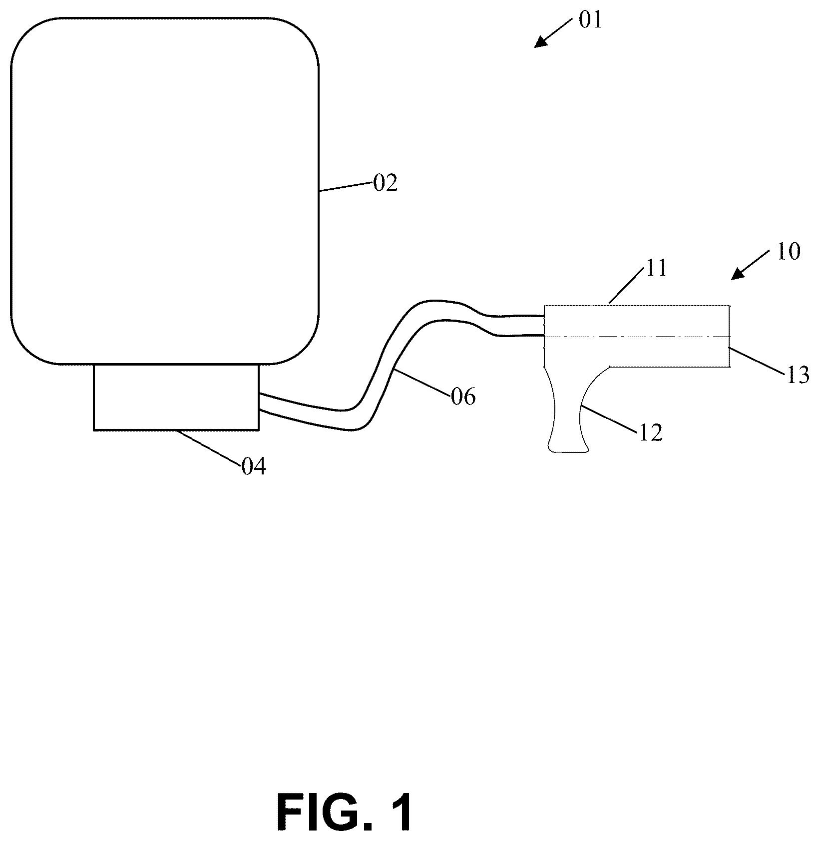 Patent US12616982 — Sprayers having increased fine droplet transfer efficiency — Figure 1