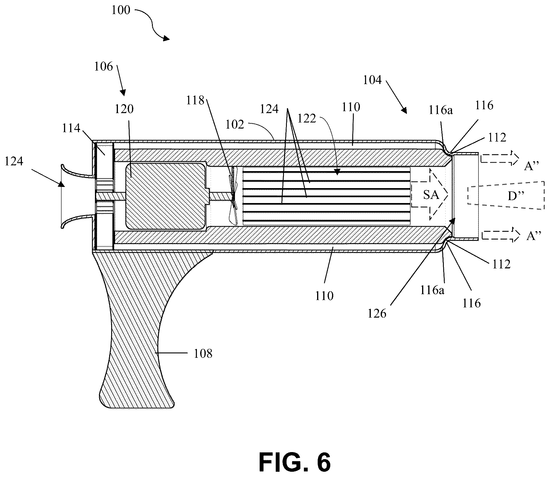 Patent US12616982 Figure 5 – Sprayers having increased fine droplet transfer efficiency
