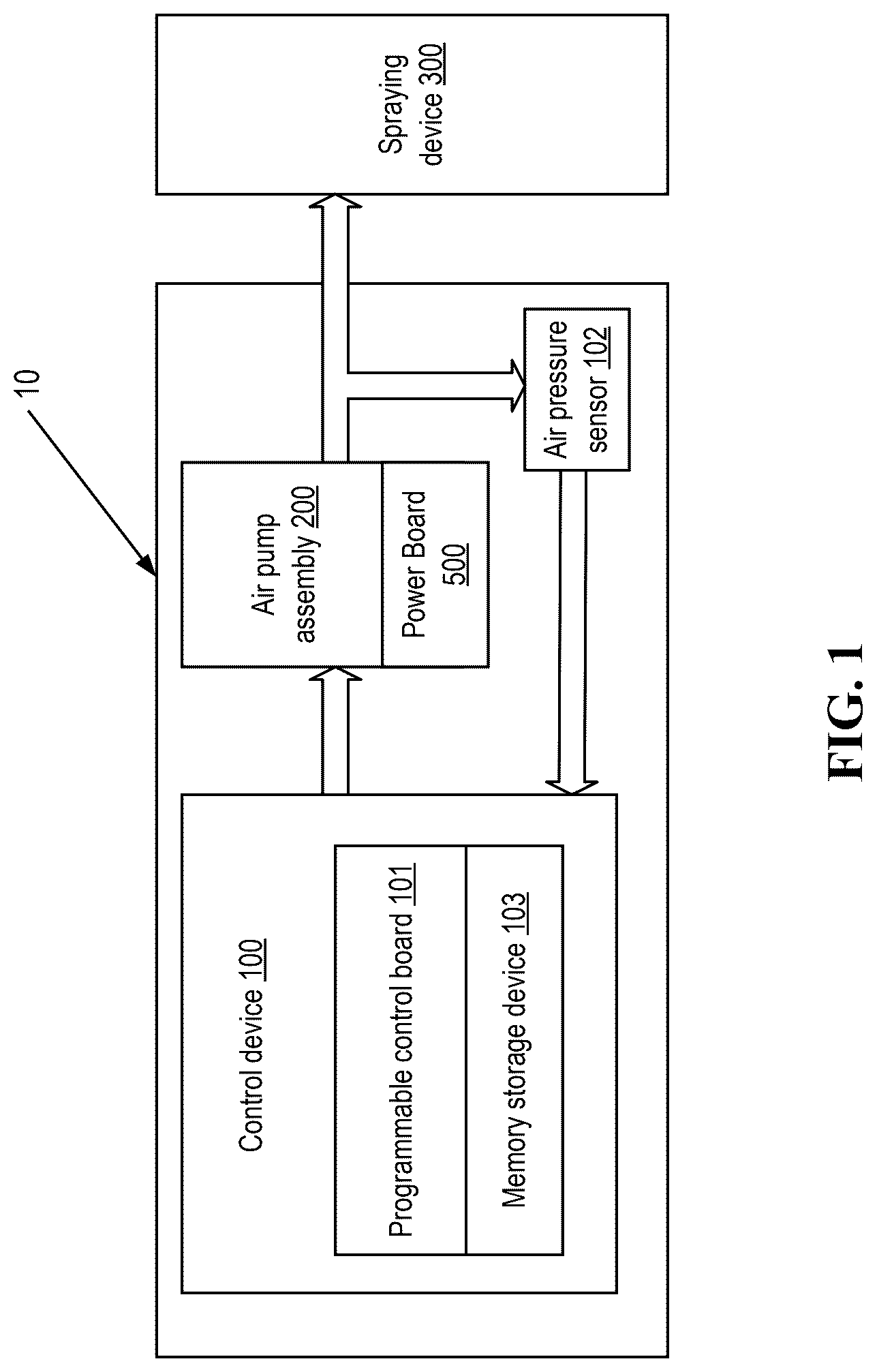 Patent US12616984 Figure 1 – Programmable air supply system with liquid cooling and noise suppression