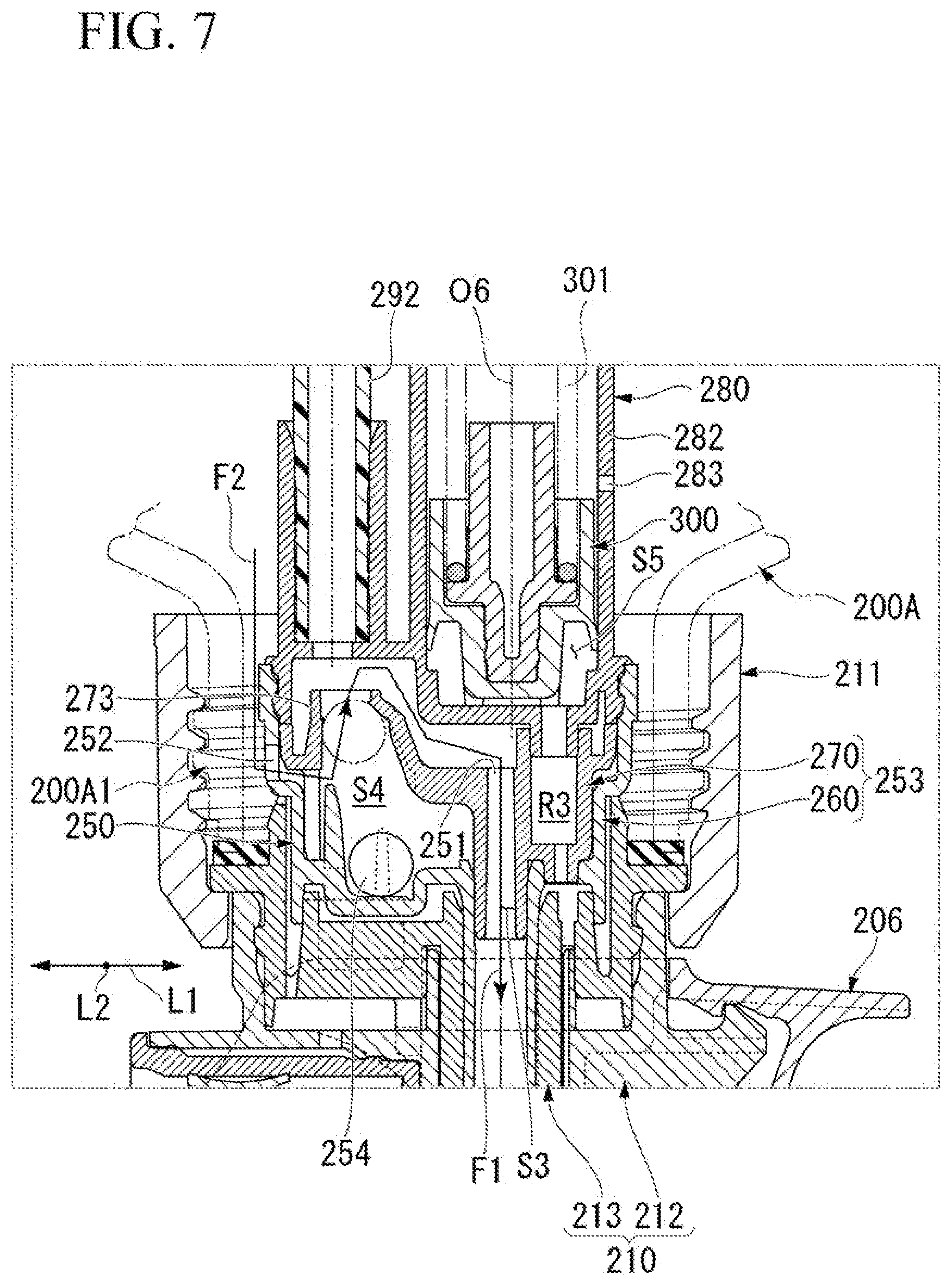 Patent US12616986 Figure 7 – Trigger-type liquid sprayer