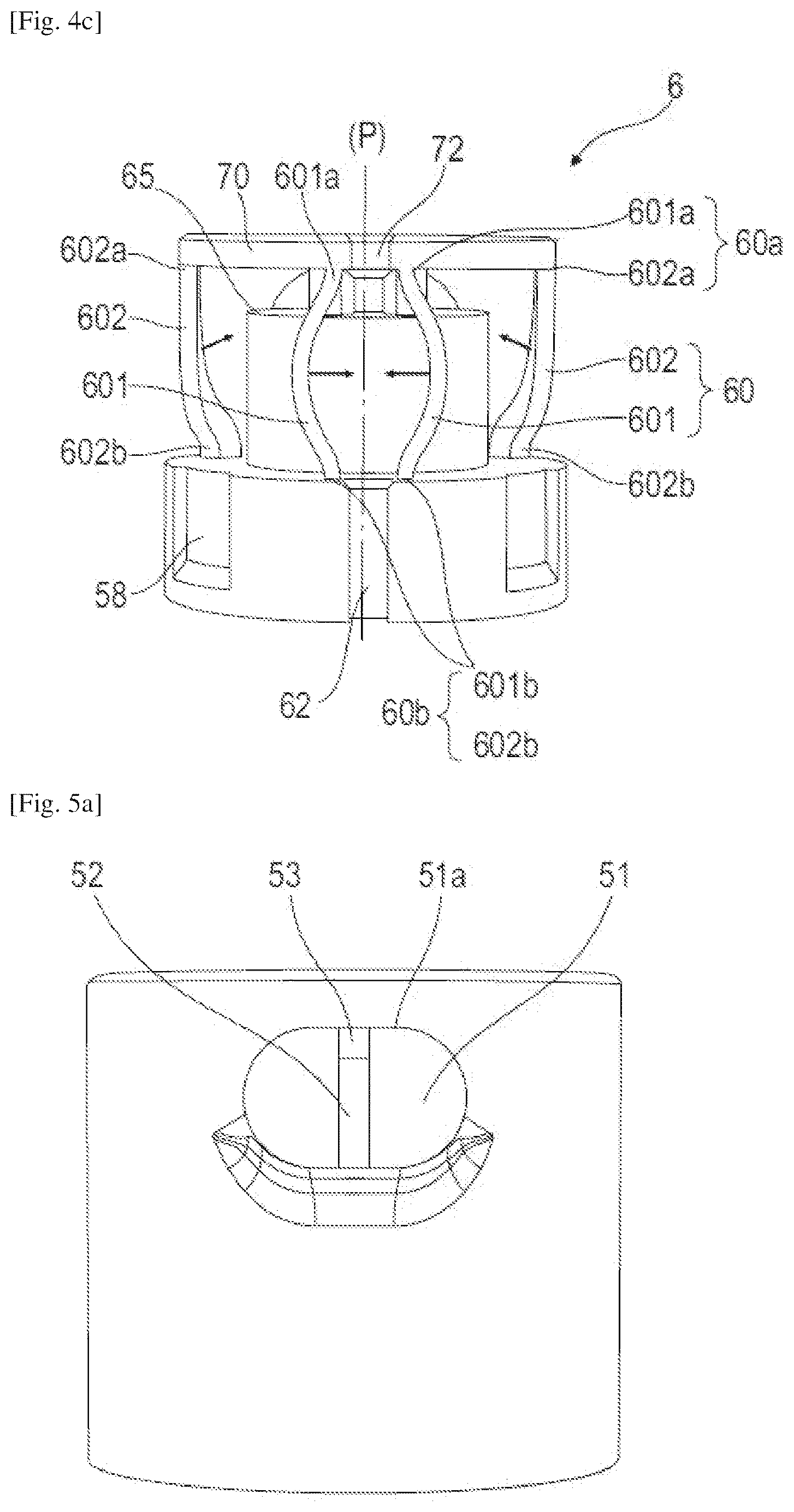 Patent US12616987 Figure 6 – Head for dispensing a fluid product and associated fluid product bottle