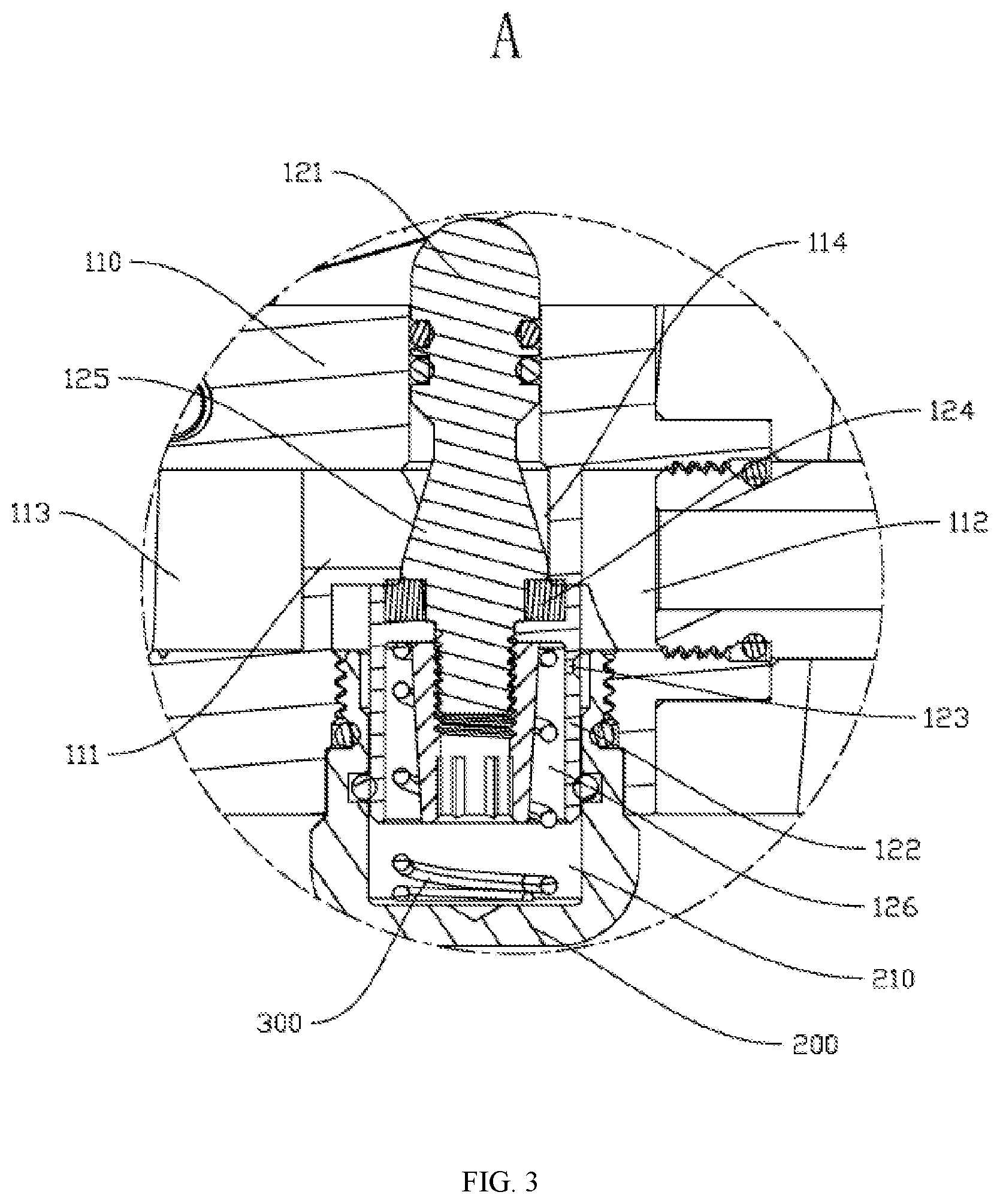 Patent US12616988 Figure 2 – Kitchen showerhead and kitchen faucet