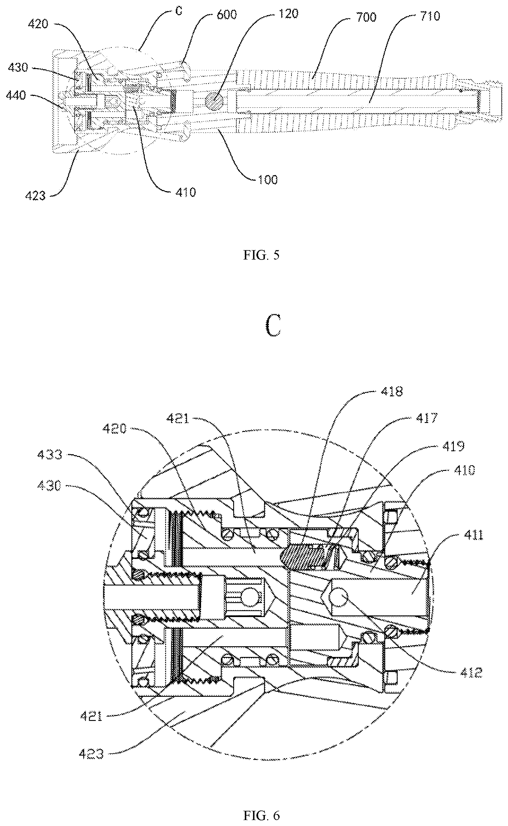 Patent US12616988 Figure 4 – Kitchen showerhead and kitchen faucet