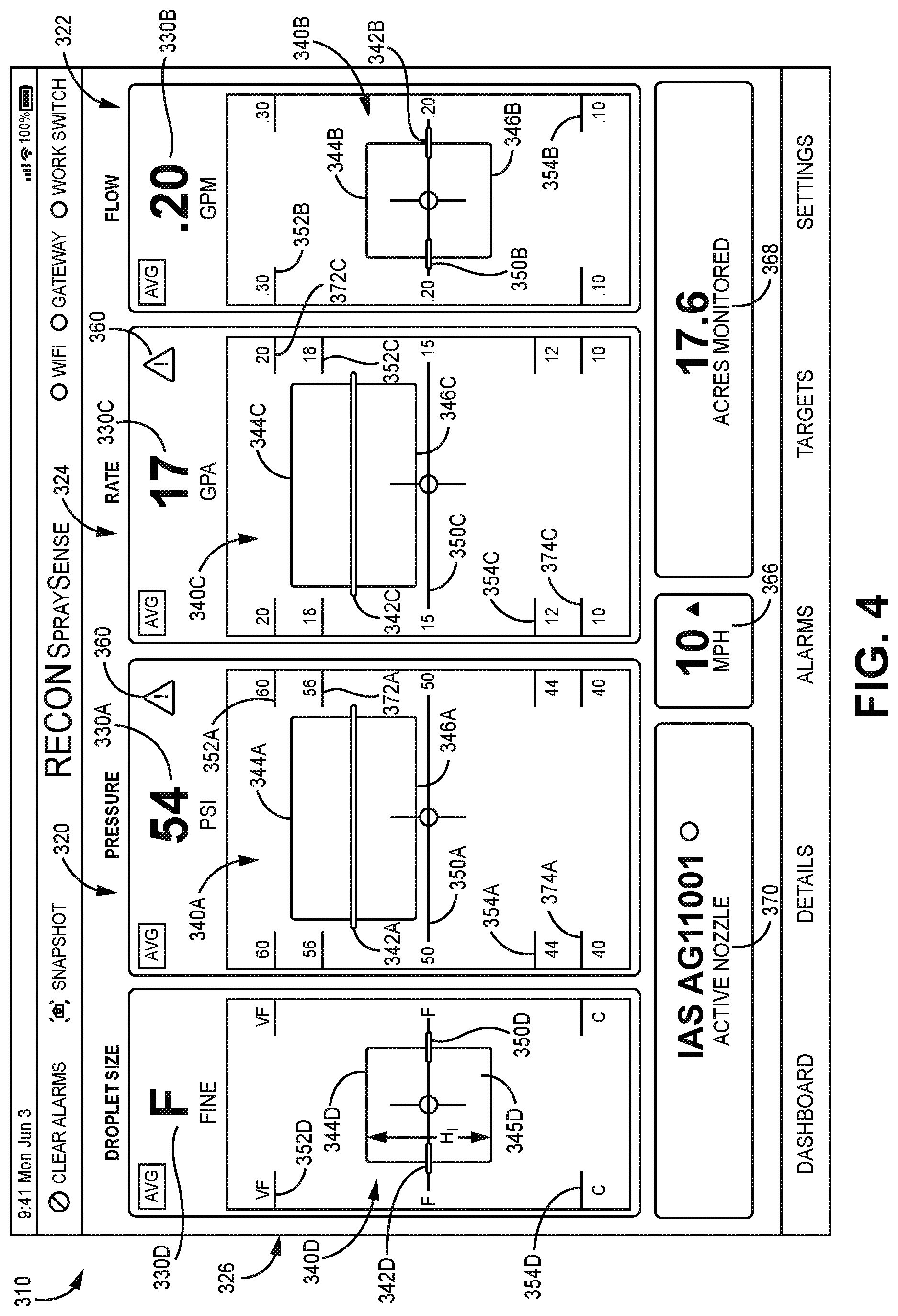 Patent US12616989 Figure 4 – Systems and methods for monitoring spray quality