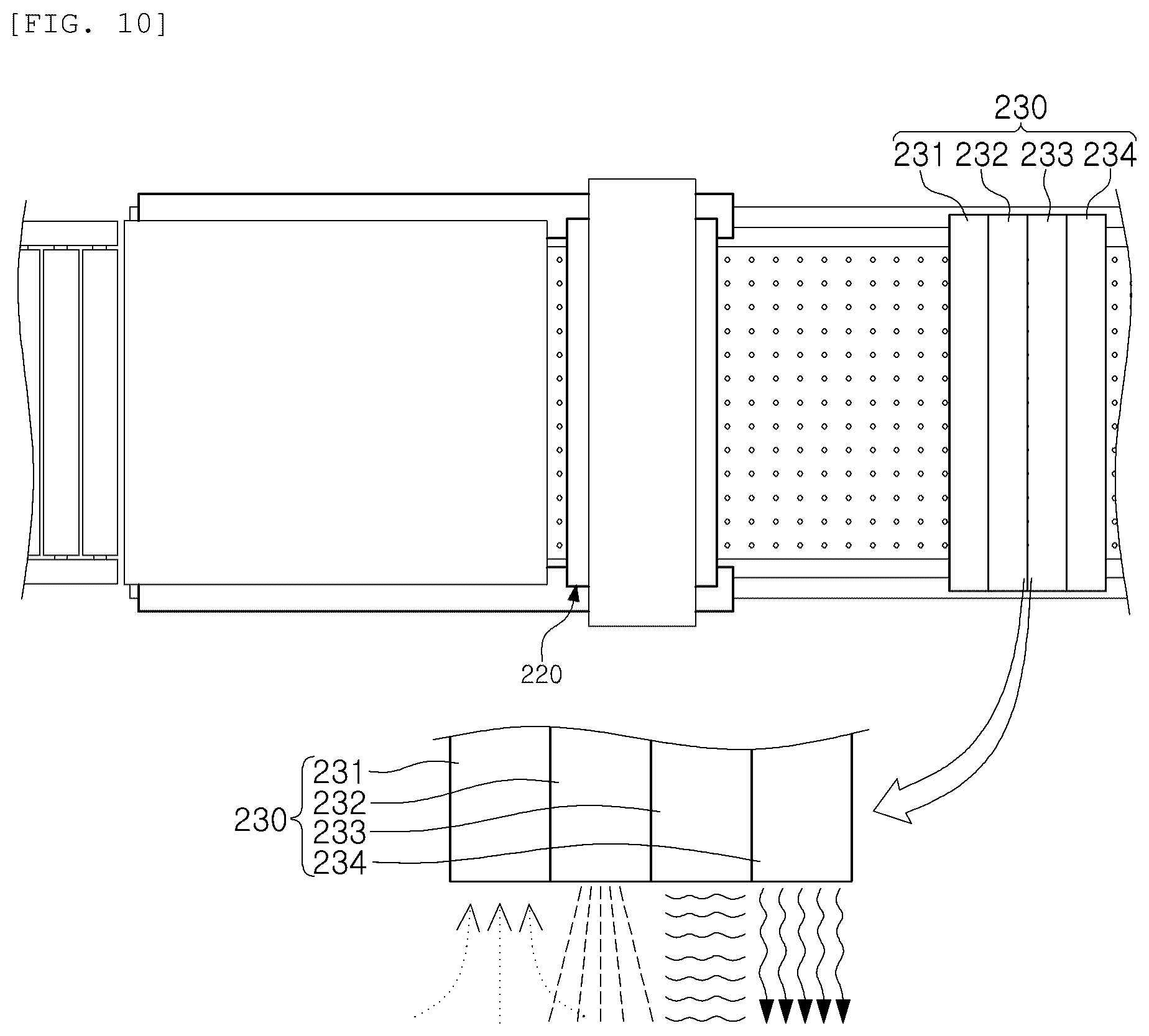 Patent US12616994 Figure 10 – Apparatus for preventing blockage of floating stage, substrate processing apparatus and substrate processing method