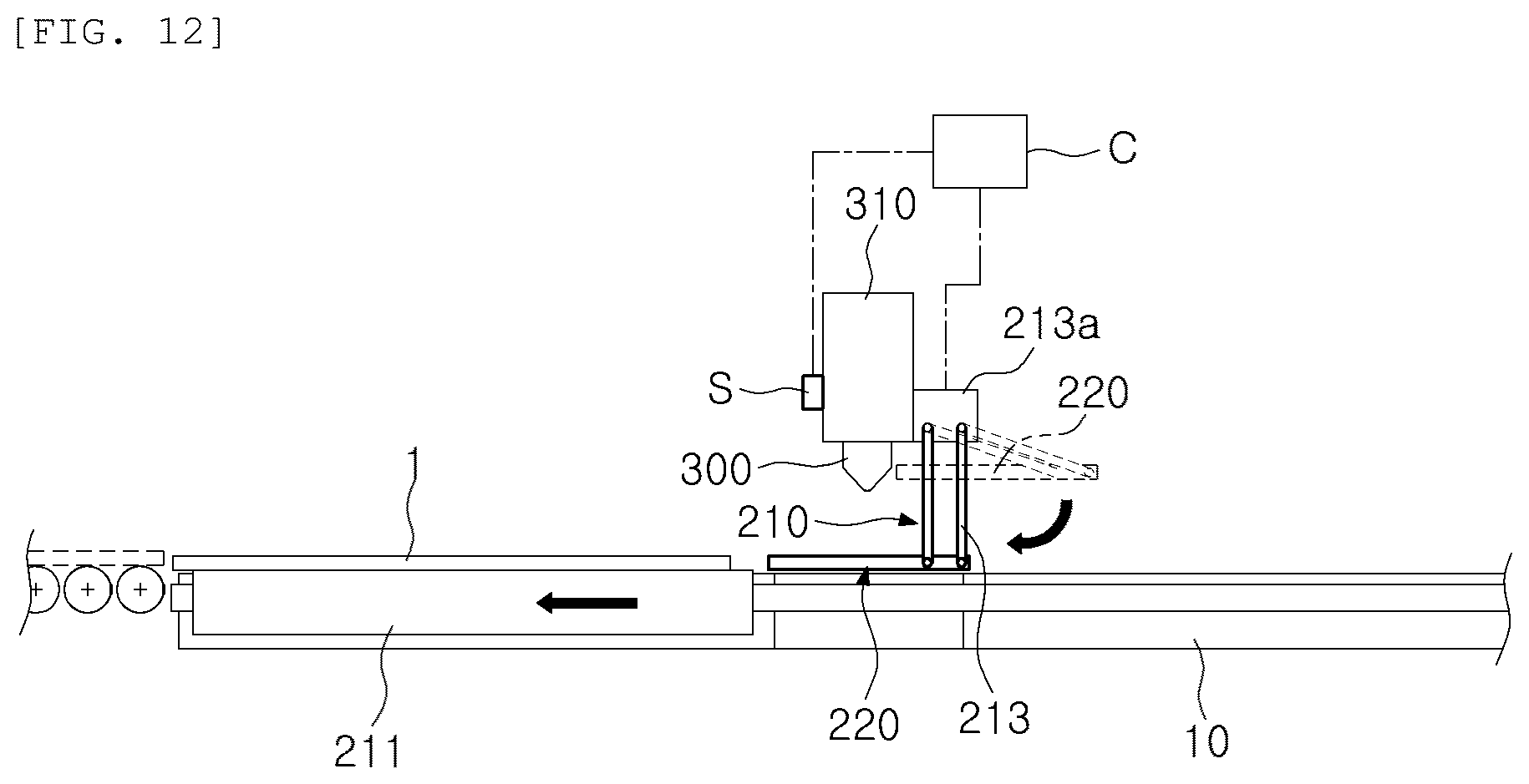 Patent US12616994 Figure 12 – Apparatus for preventing blockage of floating stage, substrate processing apparatus and substrate processing method