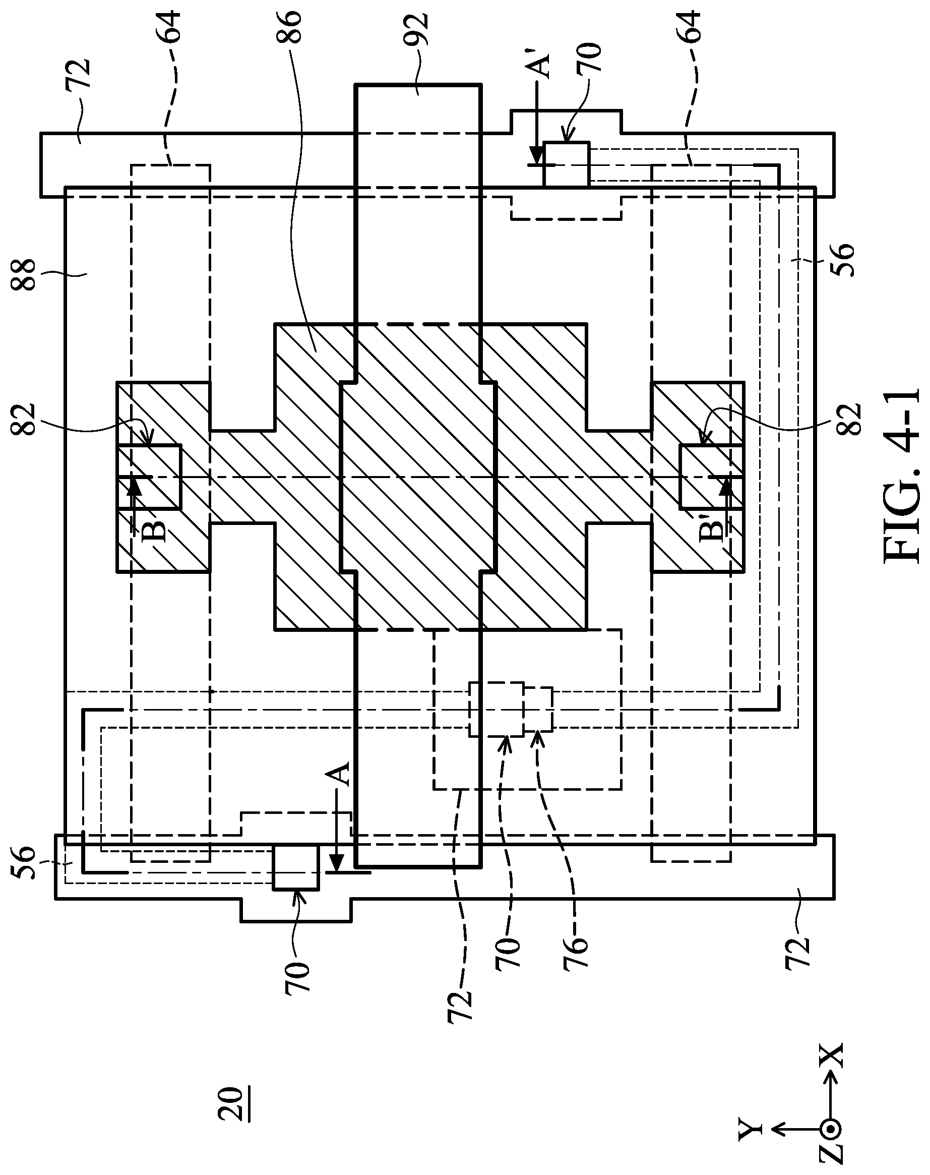 Patent US12616997 Figure 7 – Electronic device including a transducer electrically connected to a demultiplexer and method for fabricating the transducer in the electronic device