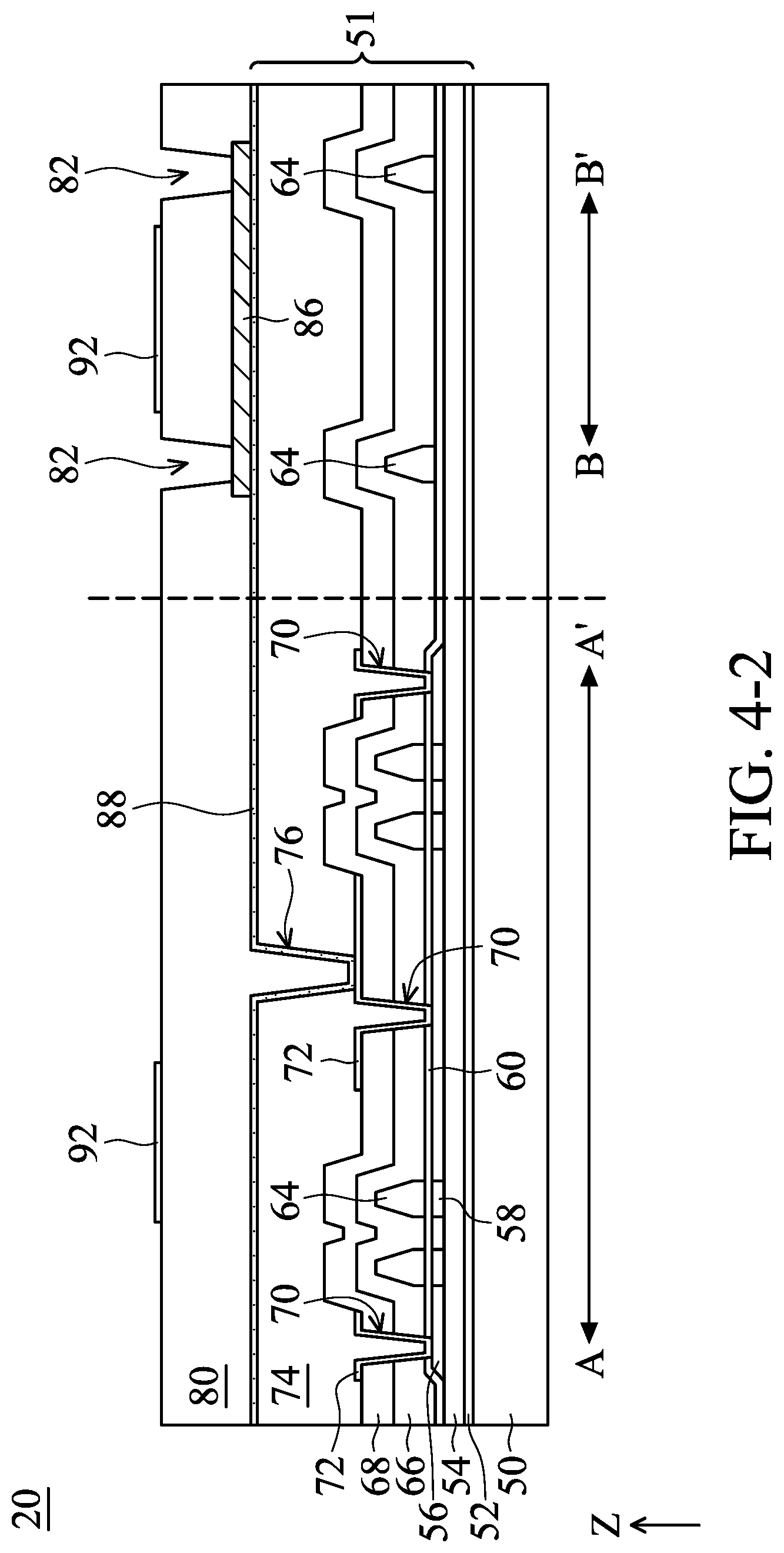 Patent US12616997 Figure 8 – Electronic device including a transducer electrically connected to a demultiplexer and method for fabricating the transducer in the electronic device