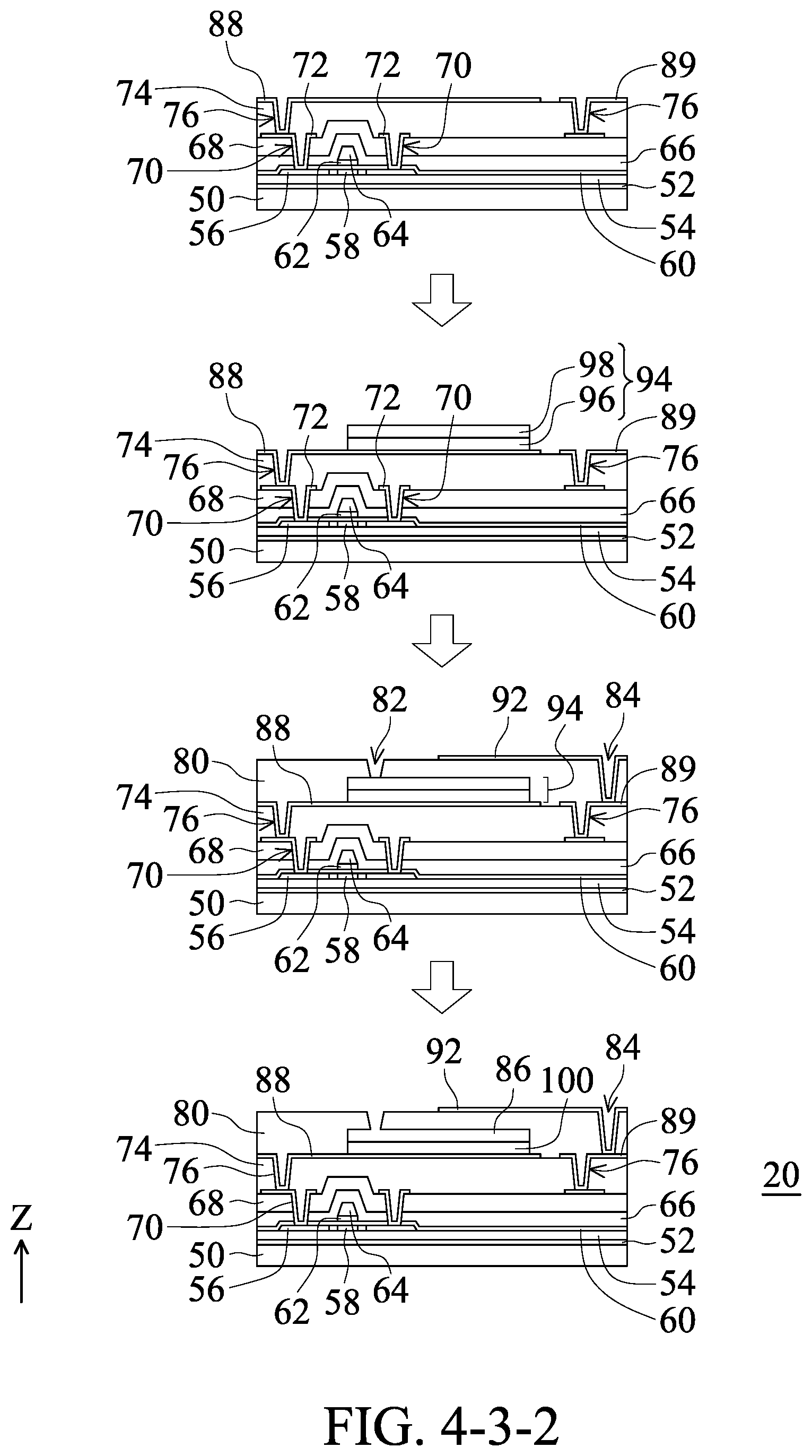 Patent US12616997 Figure 10 – Electronic device including a transducer electrically connected to a demultiplexer and method for fabricating the transducer in the electronic device
