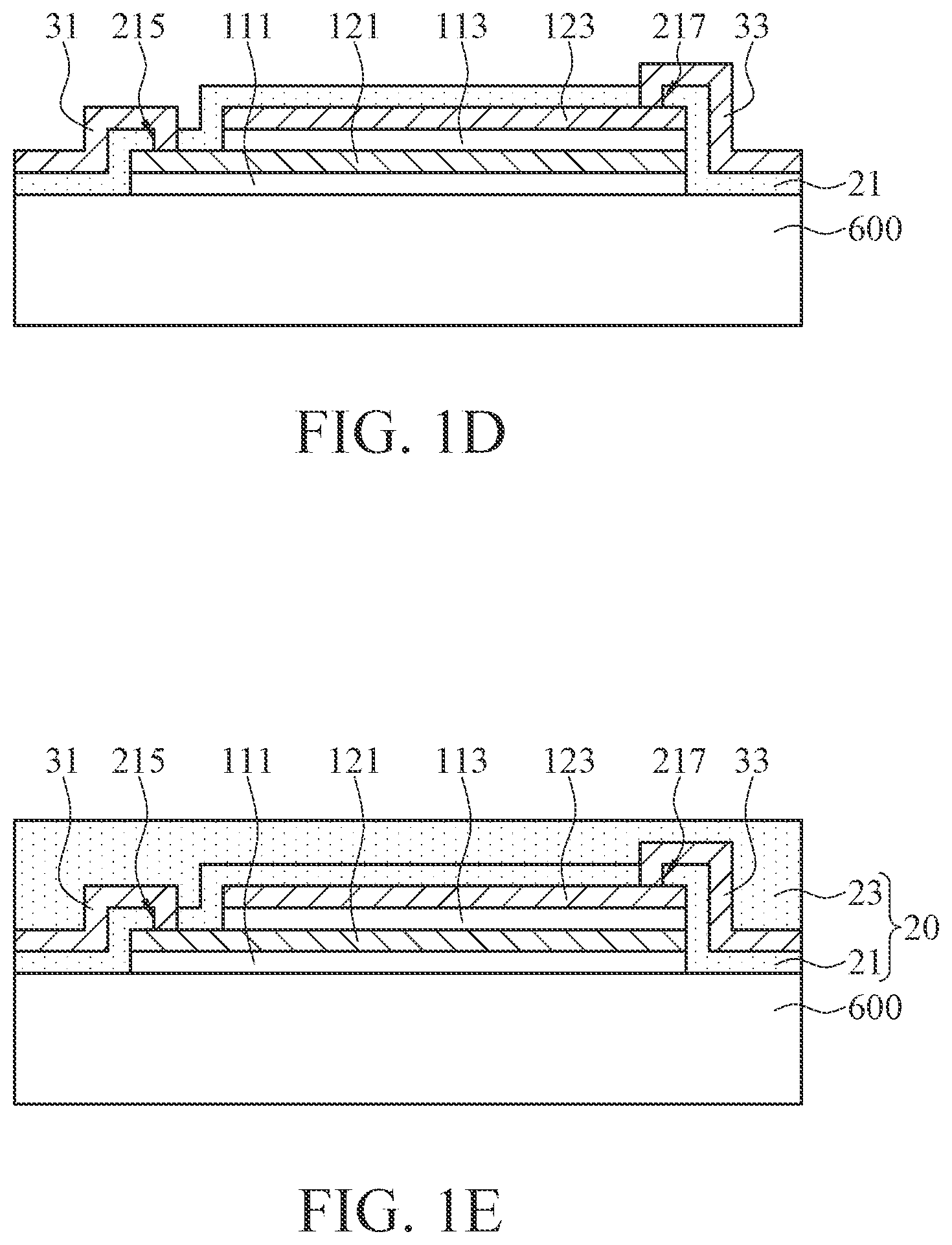 Patent US12616998 Figure 2 – Manufacturing method of wafer level ultrasonic device
