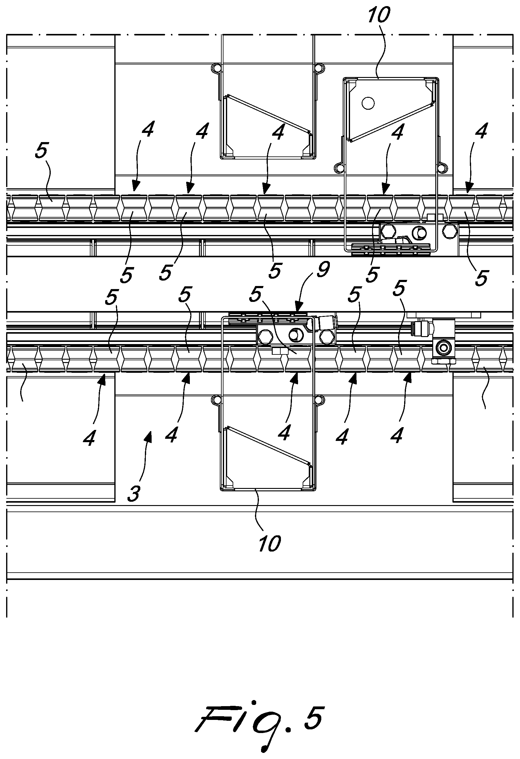 Patent US12617001 Figure 5 – Plant for treating horticultural products