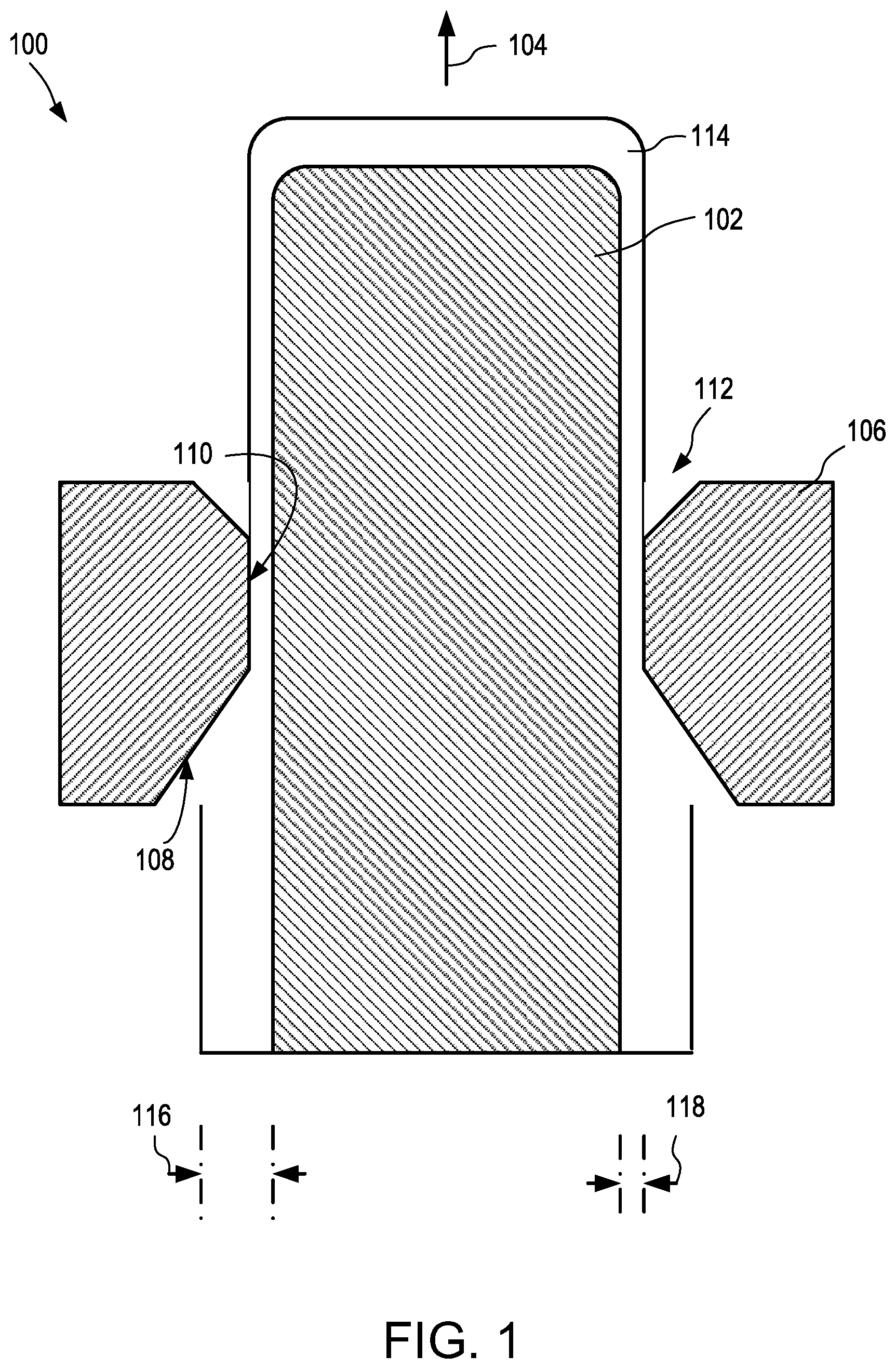 Patent US12617012 Figure 1 – Redraw and ironing system