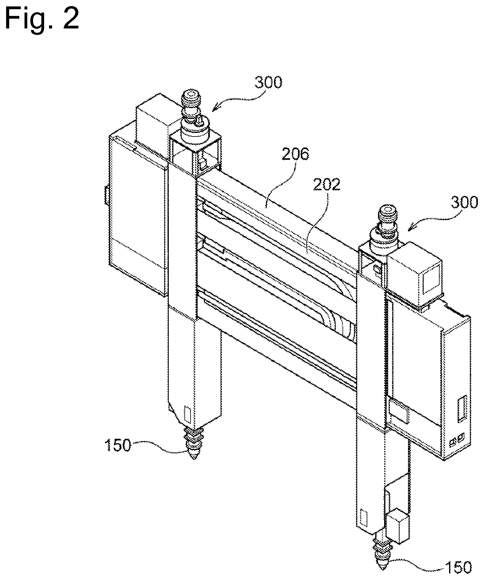 Patent US12617019 Figure 2 – AM apparatus