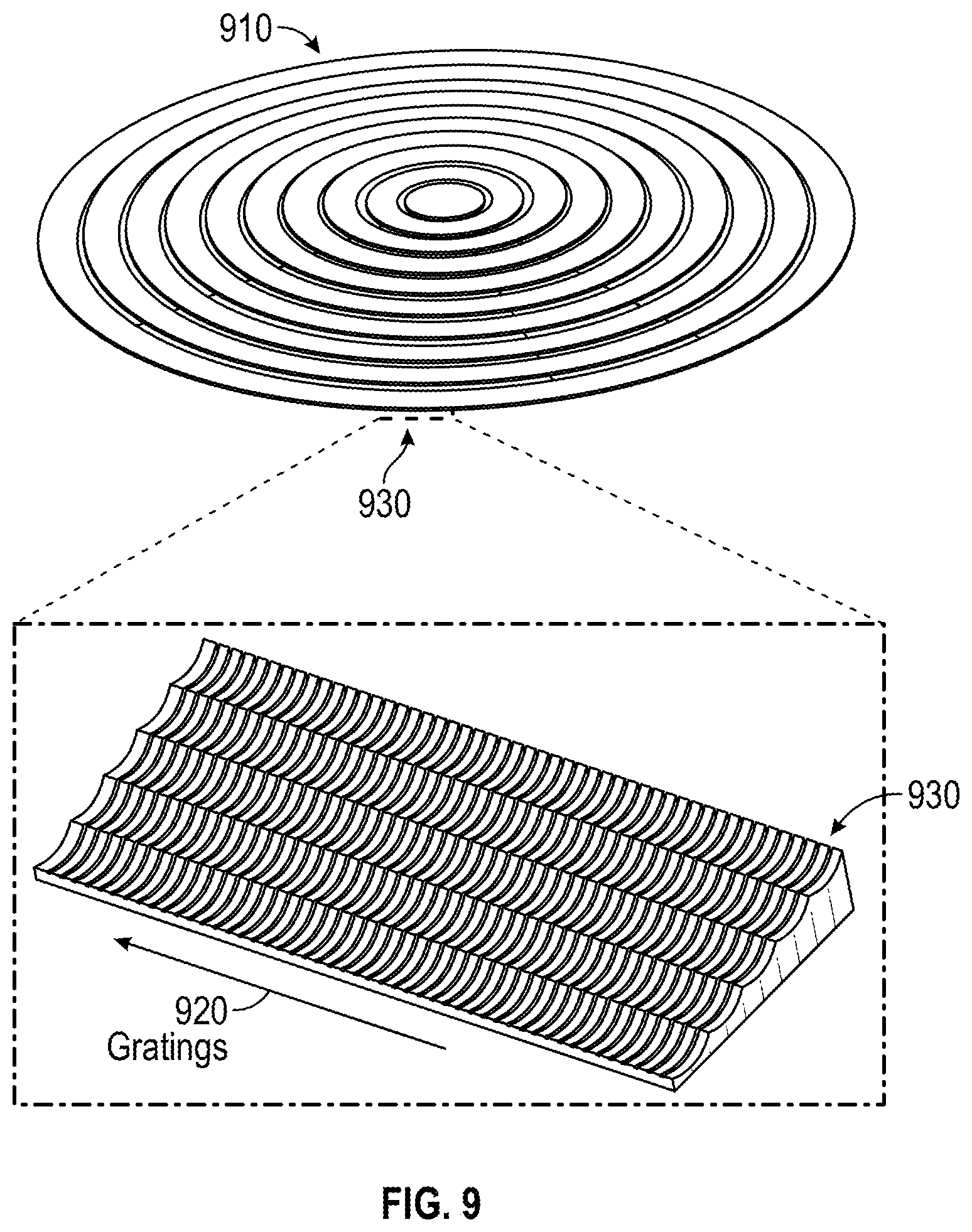 Patent US12617020 Figure 9 – Precision freeform structuring for the fabrication of coded lenses