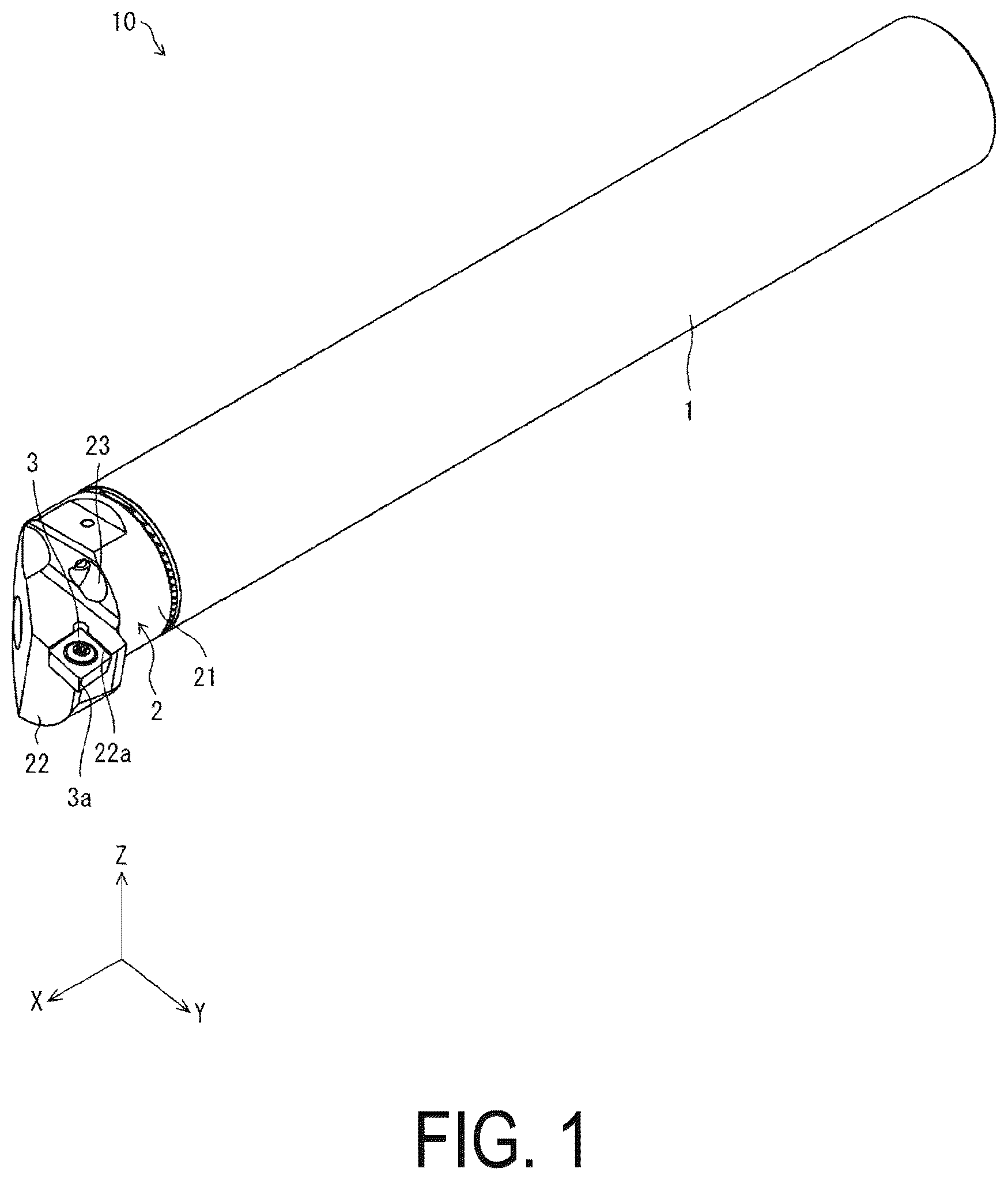 Patent US12617025 Figure 1 – Holder, cutting tool, and method for manufacturing machined product