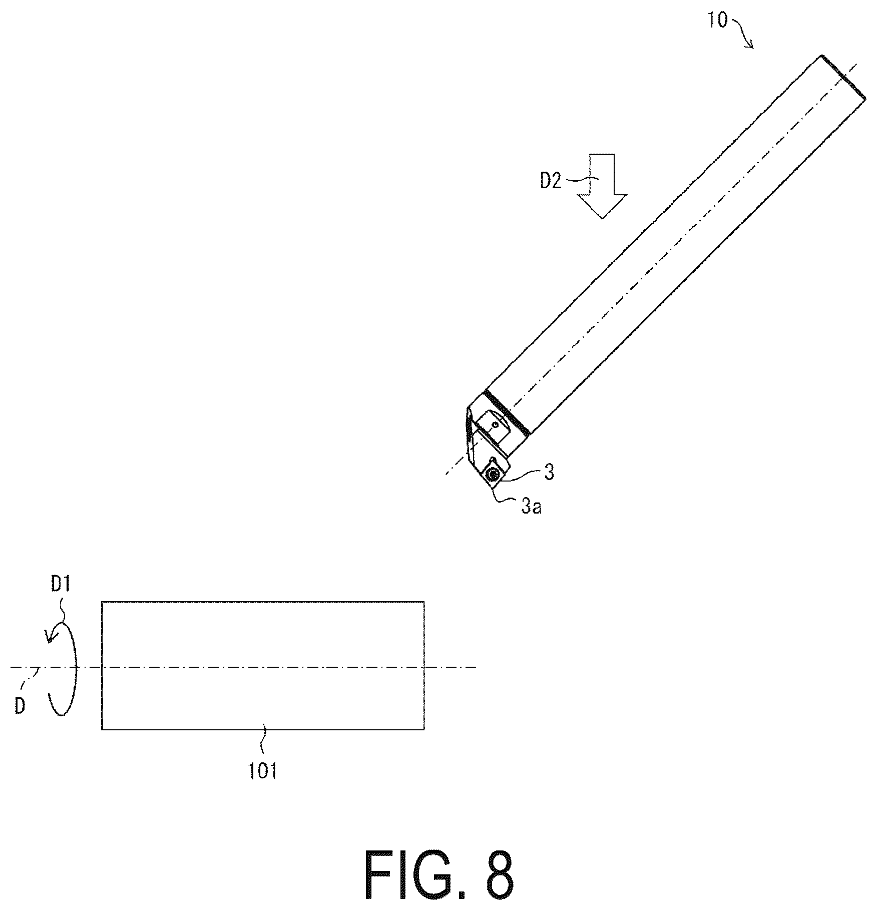 Patent US12617025 Figure 5 – Holder, cutting tool, and method for manufacturing machined product
