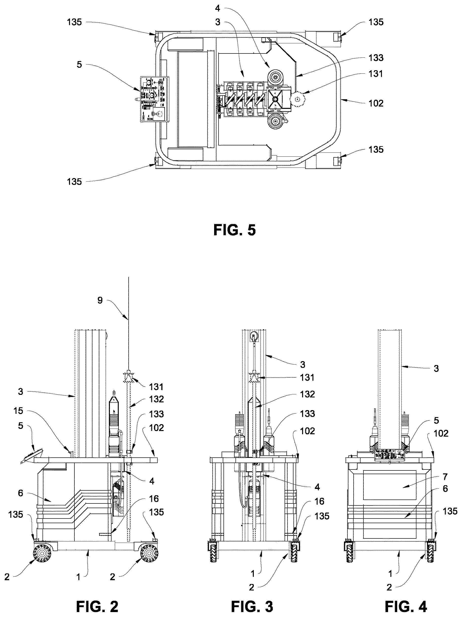 Patent US12617026 Figure 2 – Overhead drill and anchor press