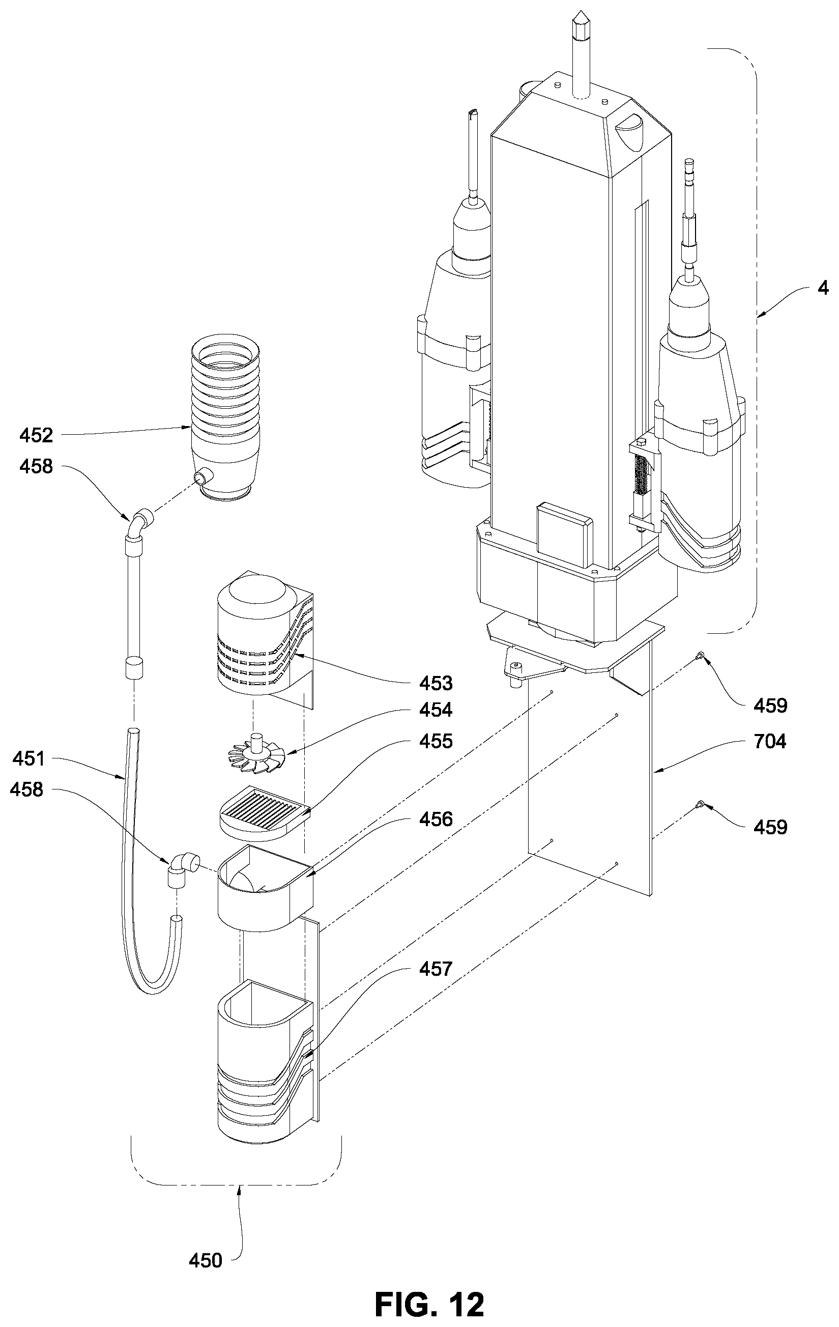 Patent US12617026 Figure 9 – Overhead drill and anchor press