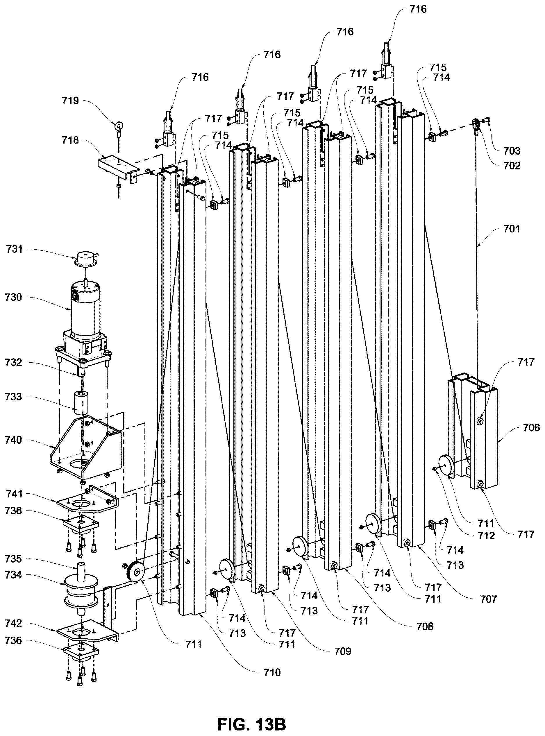 Patent US12617026 Figure 11 – Overhead drill and anchor press