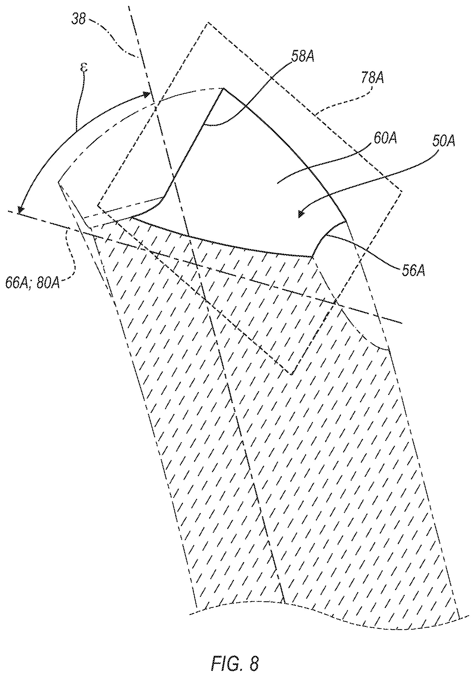 Patent US12617030 Figure 7 – Anti-skive drill bit