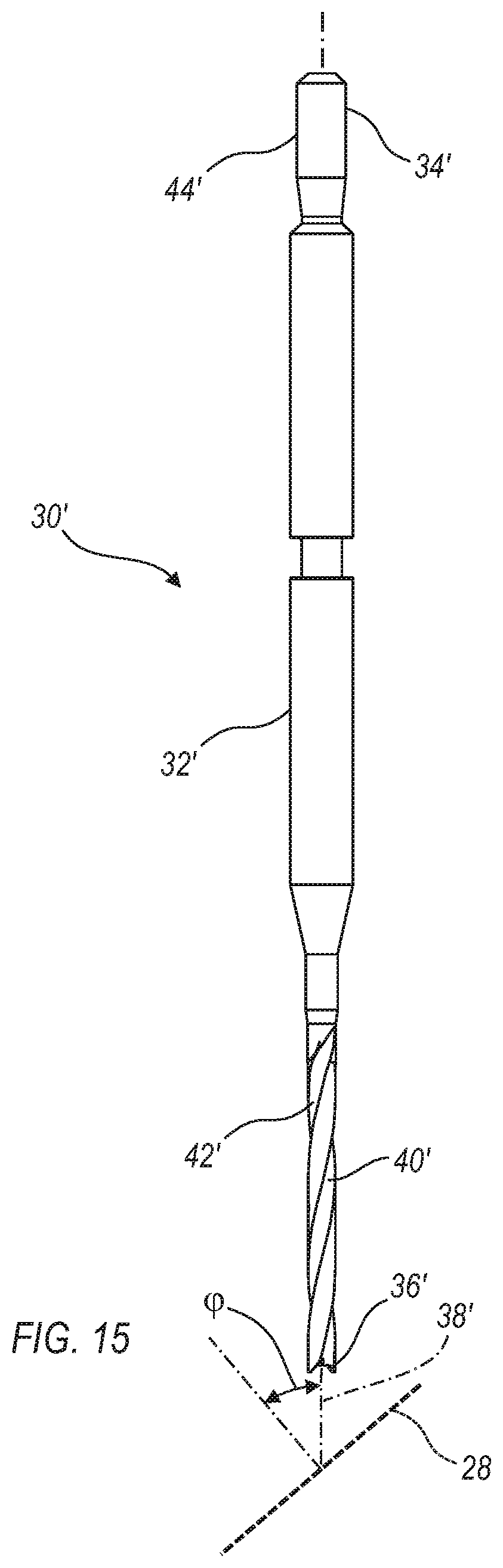 Patent US12617030 Figure 14 – Anti-skive drill bit