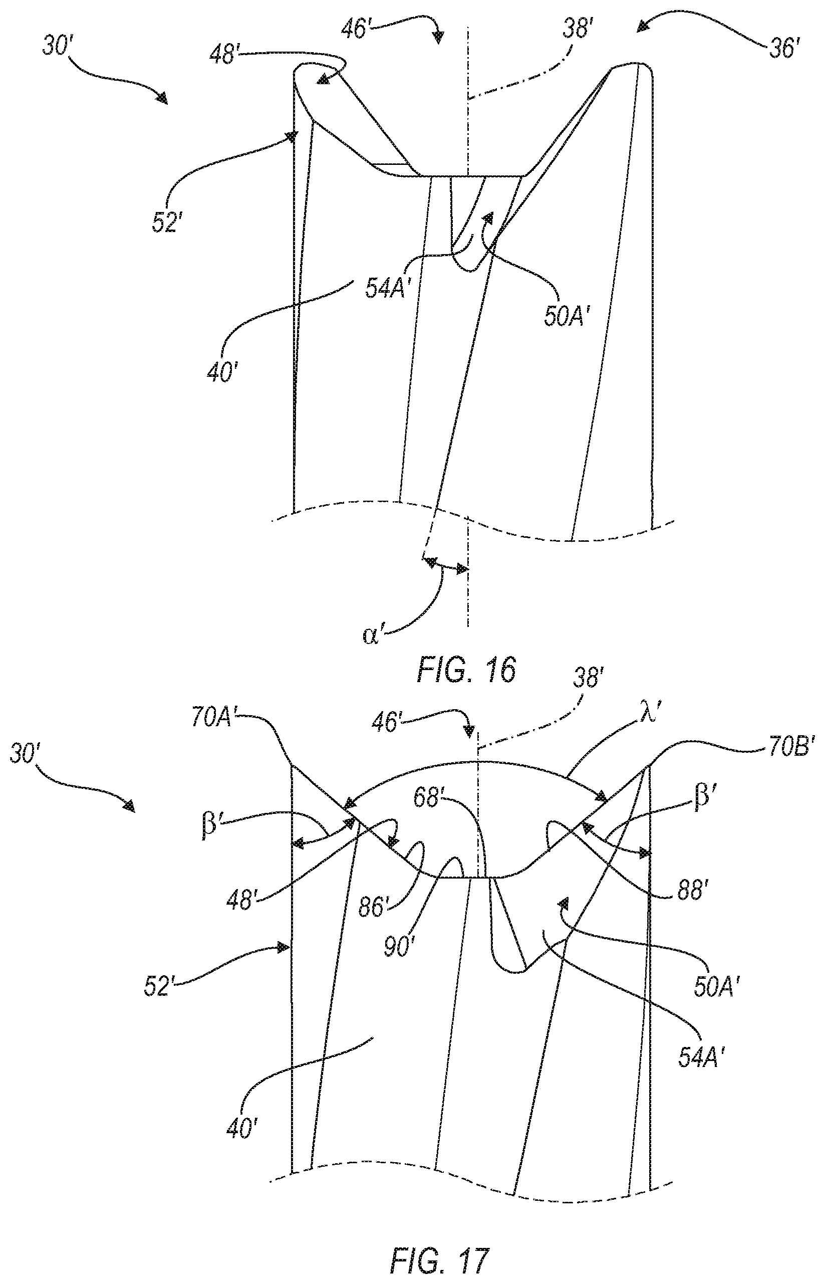 Patent US12617030 Figure 15 – Anti-skive drill bit