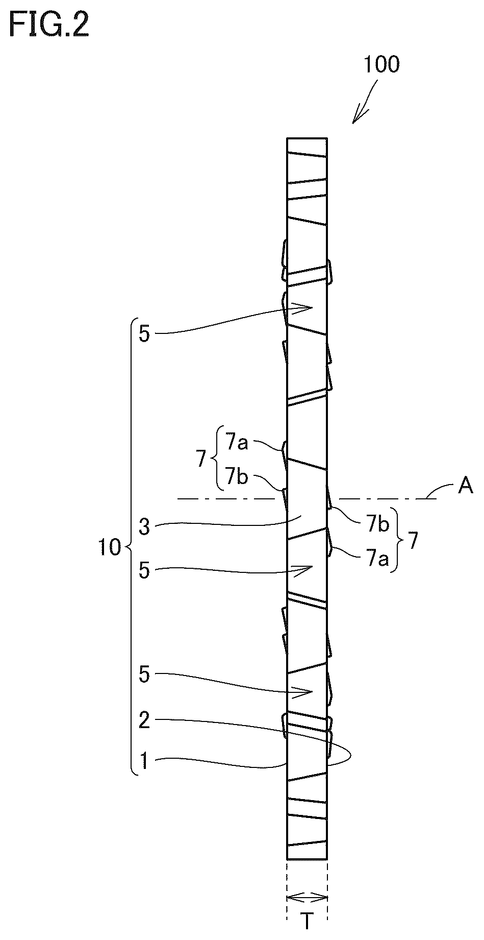 Patent US12617031 Figure 2 – Cutting tool and cutting processing device
