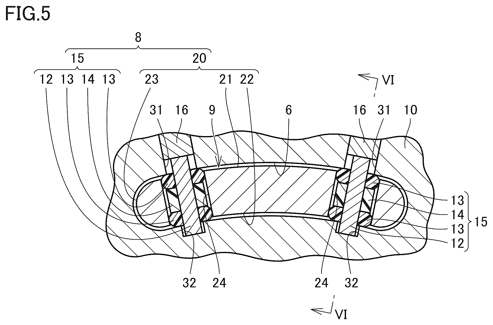 Patent US12617031 Figure 5 – Cutting tool and cutting processing device