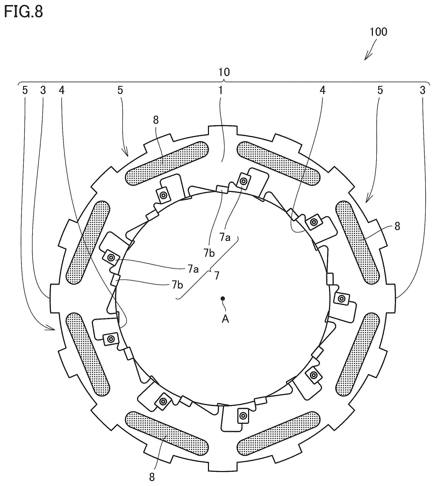 Patent US12617031 Figure 8 – Cutting tool and cutting processing device