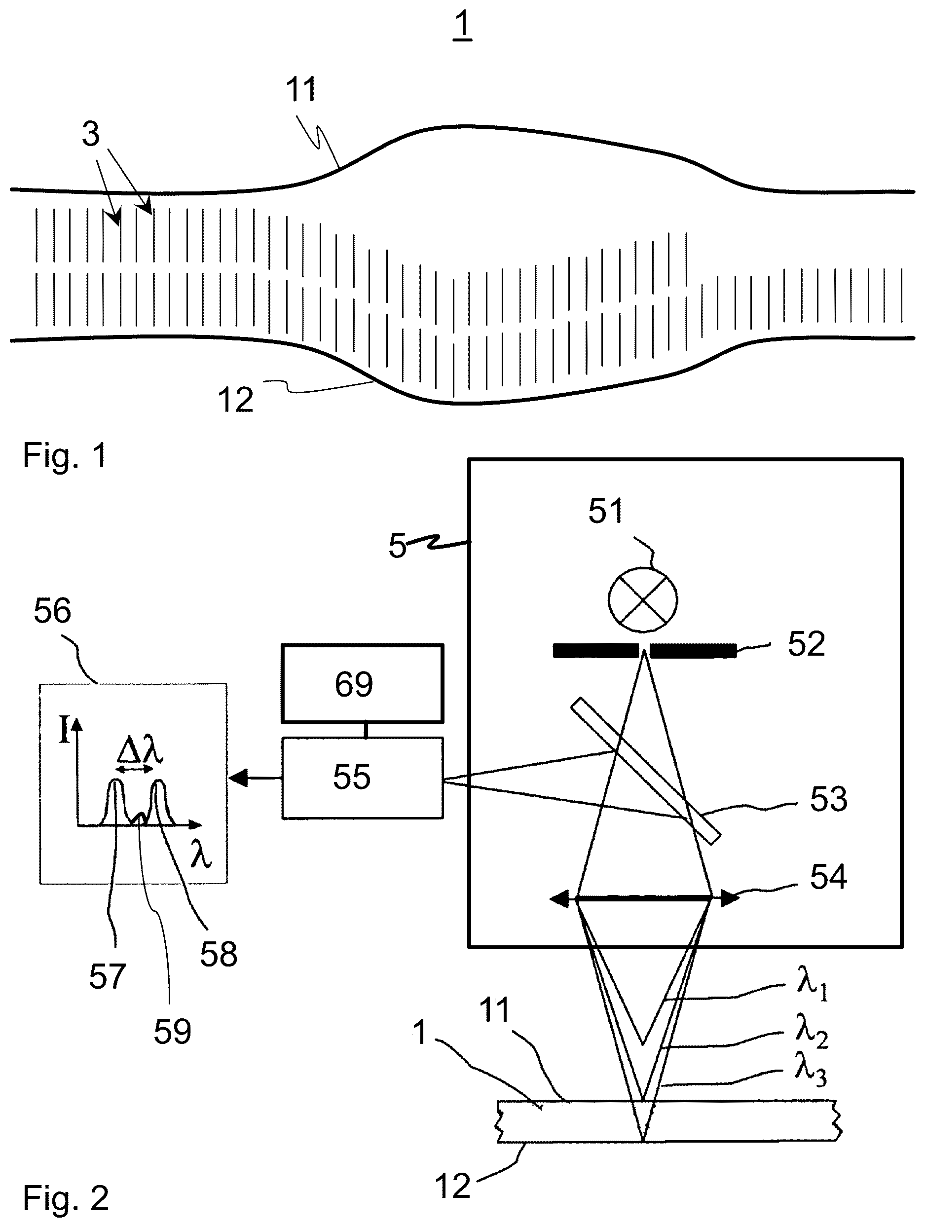 Patent US12617041 Figure 1 – Method and apparatus for filamentation of workpieces not having a plan-parallel shape, and workpiece produced by filamentation