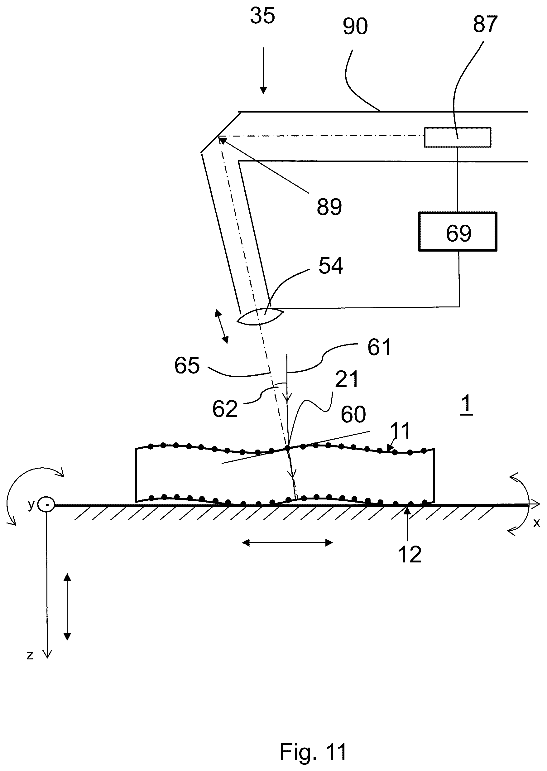 Patent US12617041 Figure 7 – Method and apparatus for filamentation of workpieces not having a plan-parallel shape, and workpiece produced by filamentation
