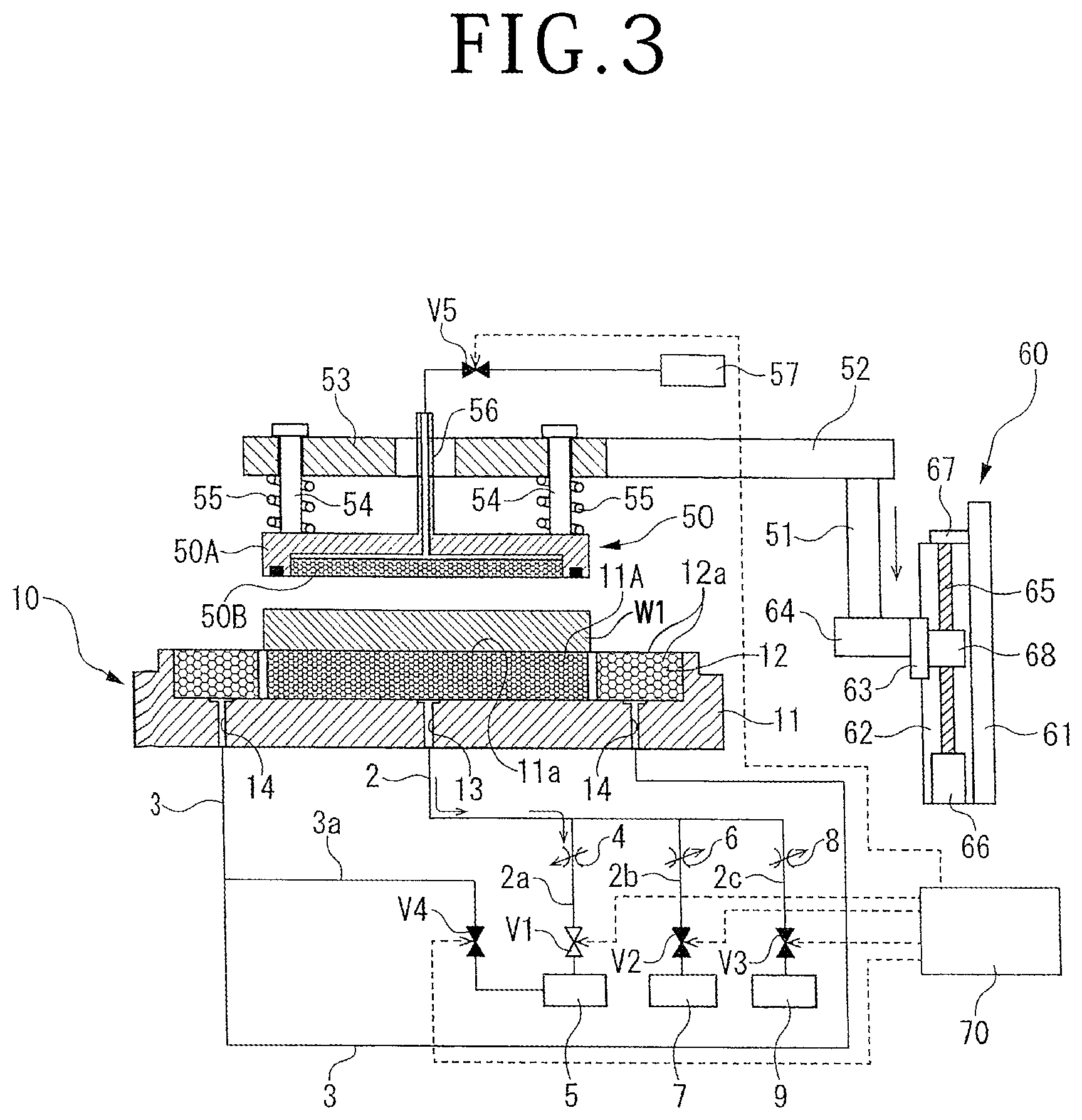 Patent US12617050 Figure 3 – Processing machine and unloading method of workpiece