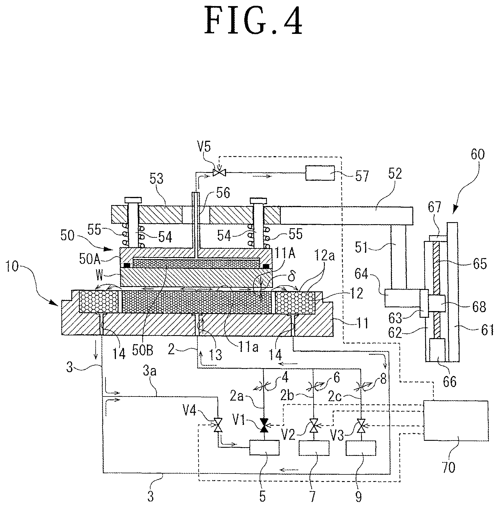 Patent US12617050 Figure 4 – Processing machine and unloading method of workpiece