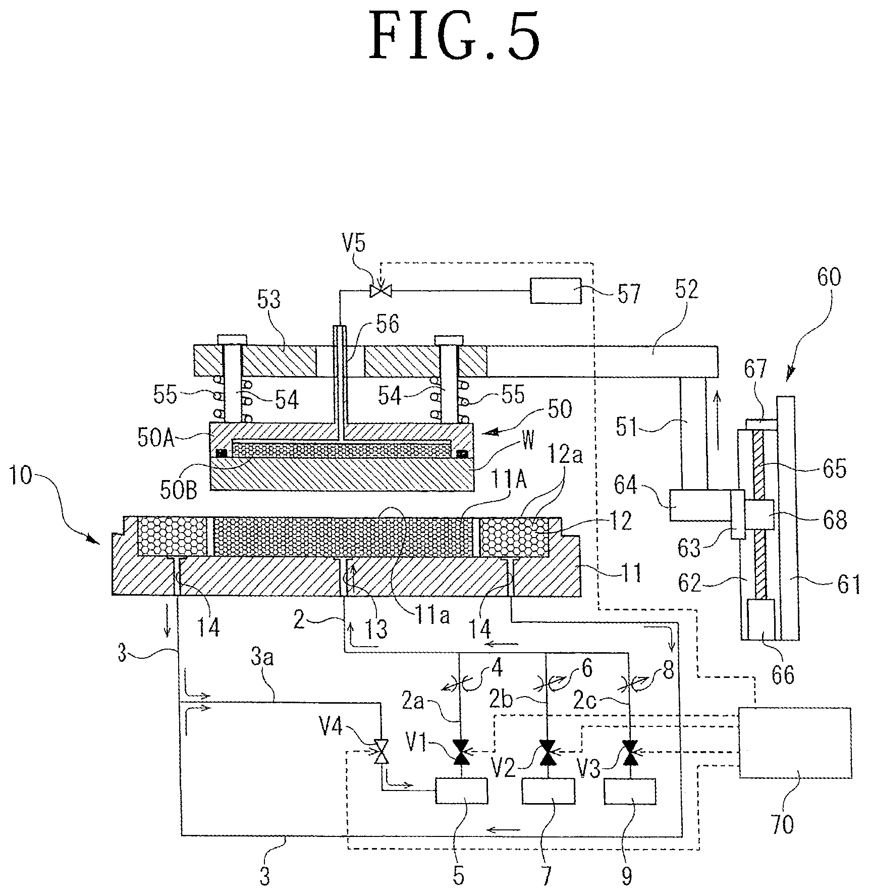 Patent US12617050 Figure 5 – Processing machine and unloading method of workpiece