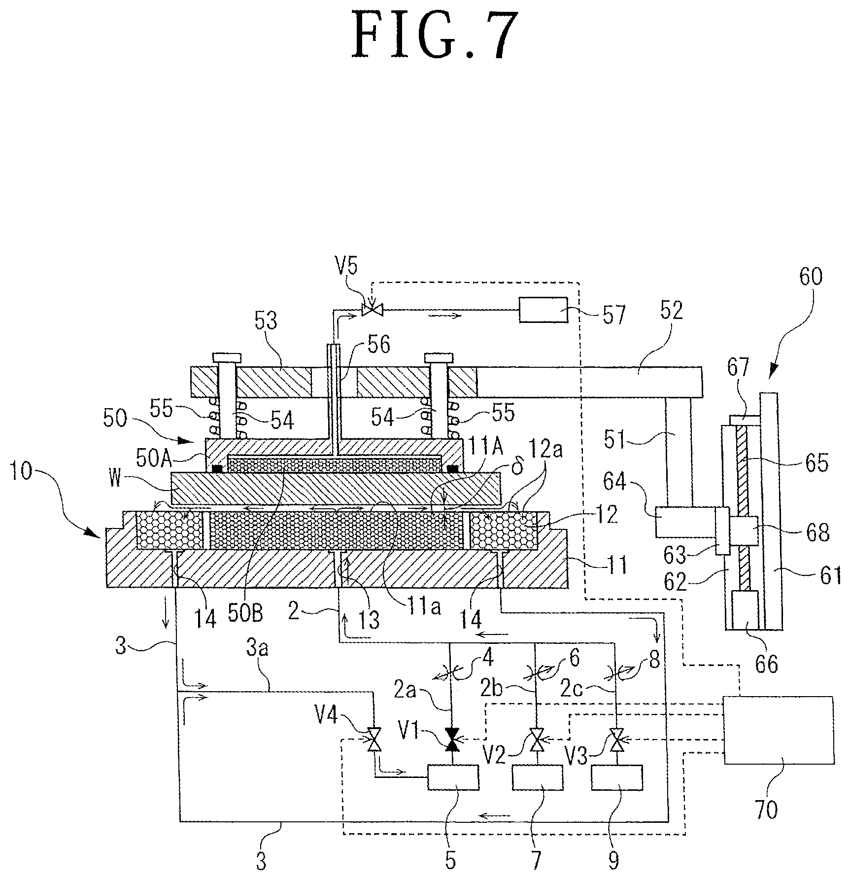 Patent US12617050 Figure 7 – Processing machine and unloading method of workpiece