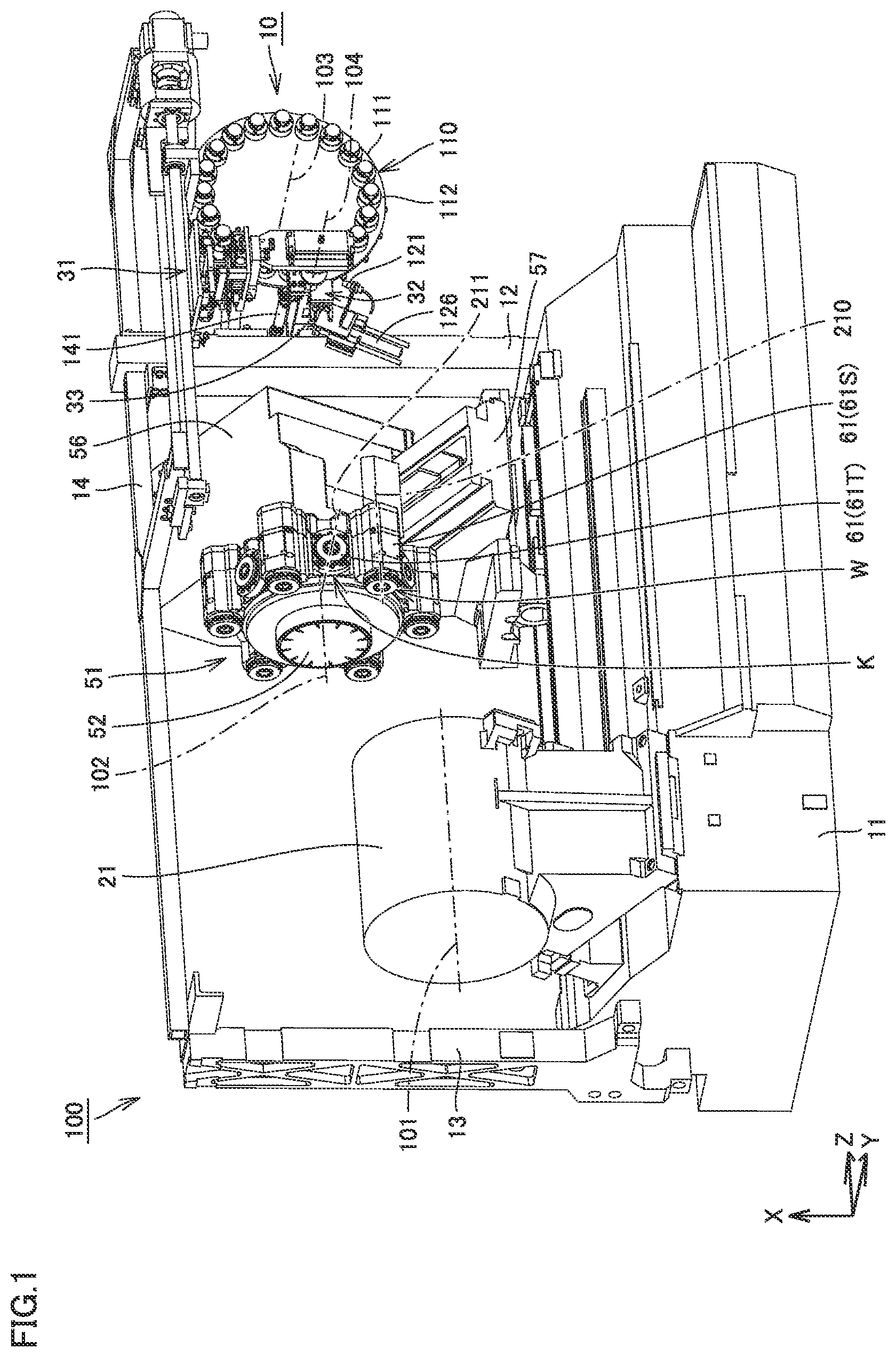 Patent US12617051 — Magazine and machine tool — Figure 1
