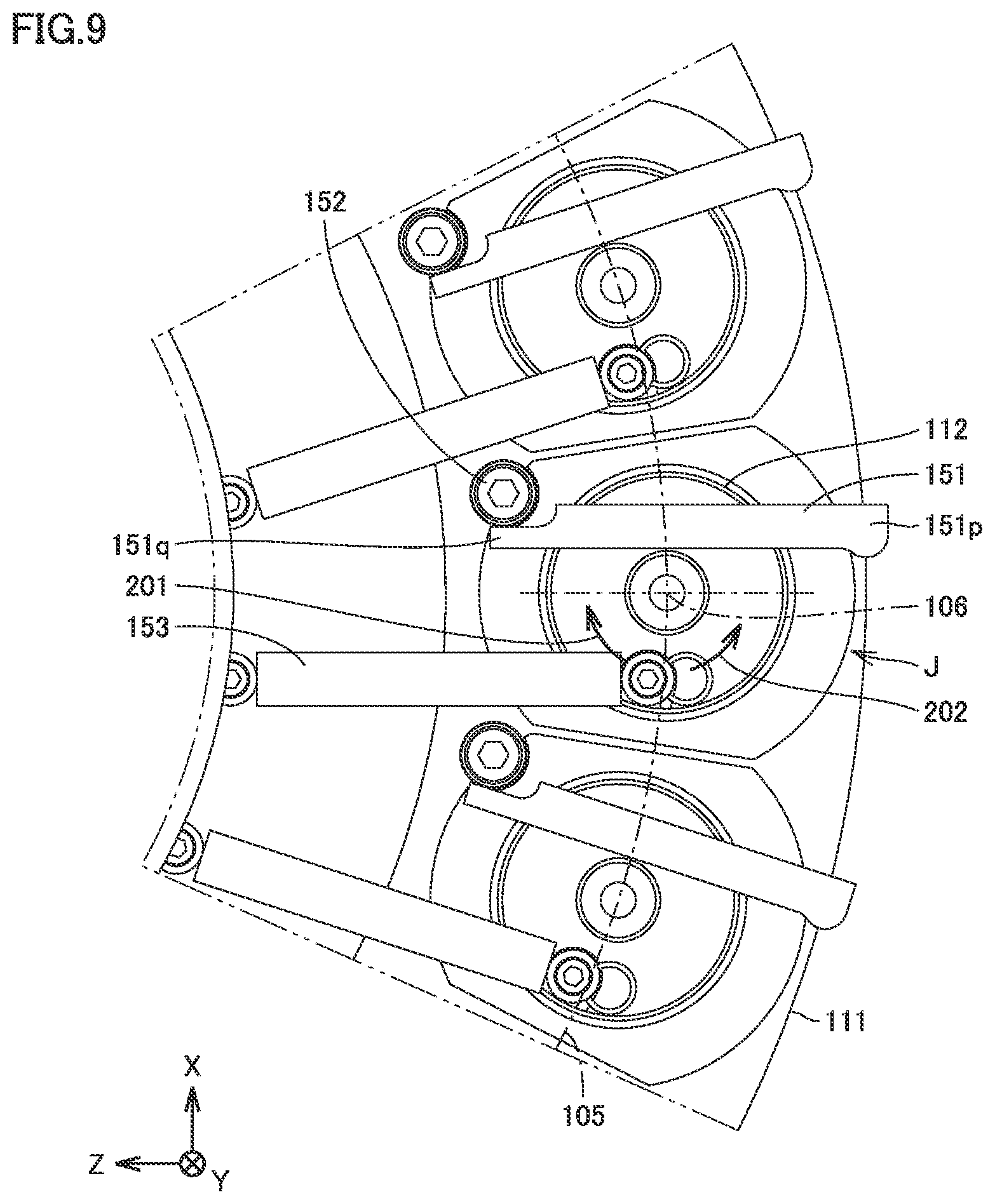 Patent US12617051 Figure 7 – Magazine and machine tool
