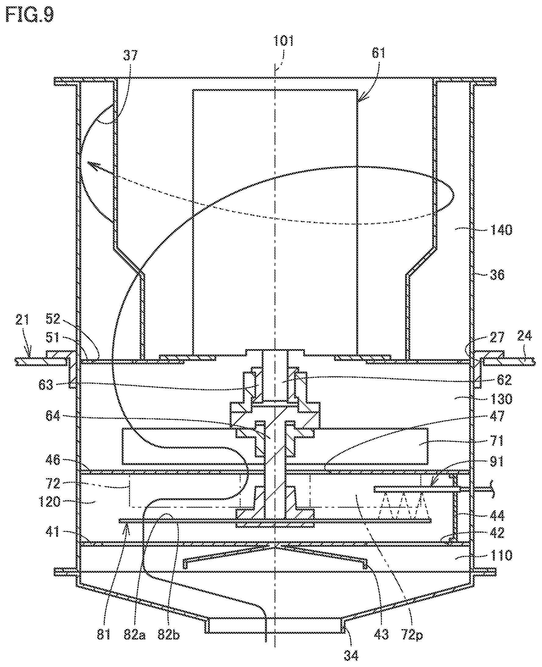 Patent US12617053 Figure 6 – Mist collector and machine tool