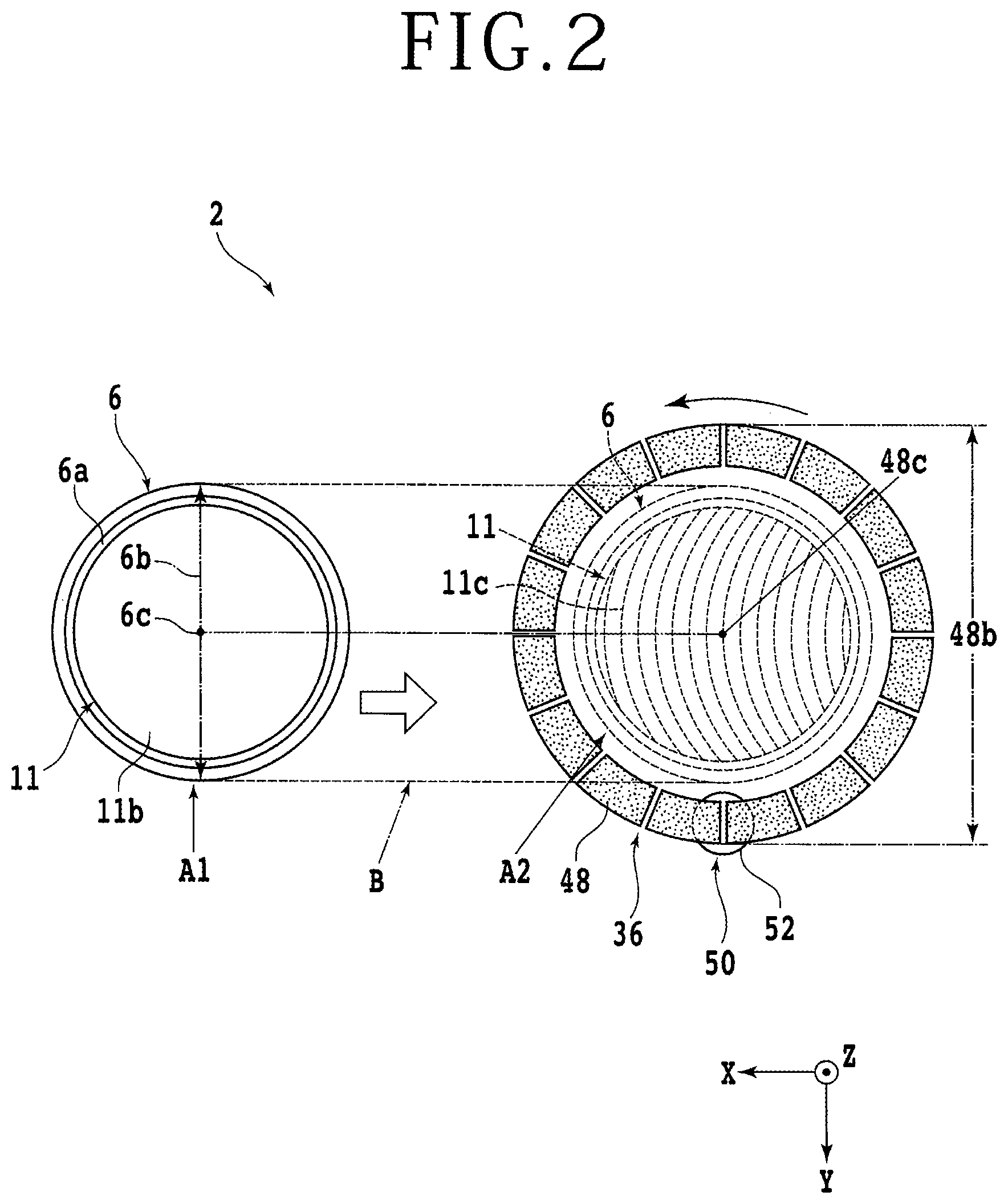 Patent US12617054 Figure 2 – Creep feed grinding apparatus