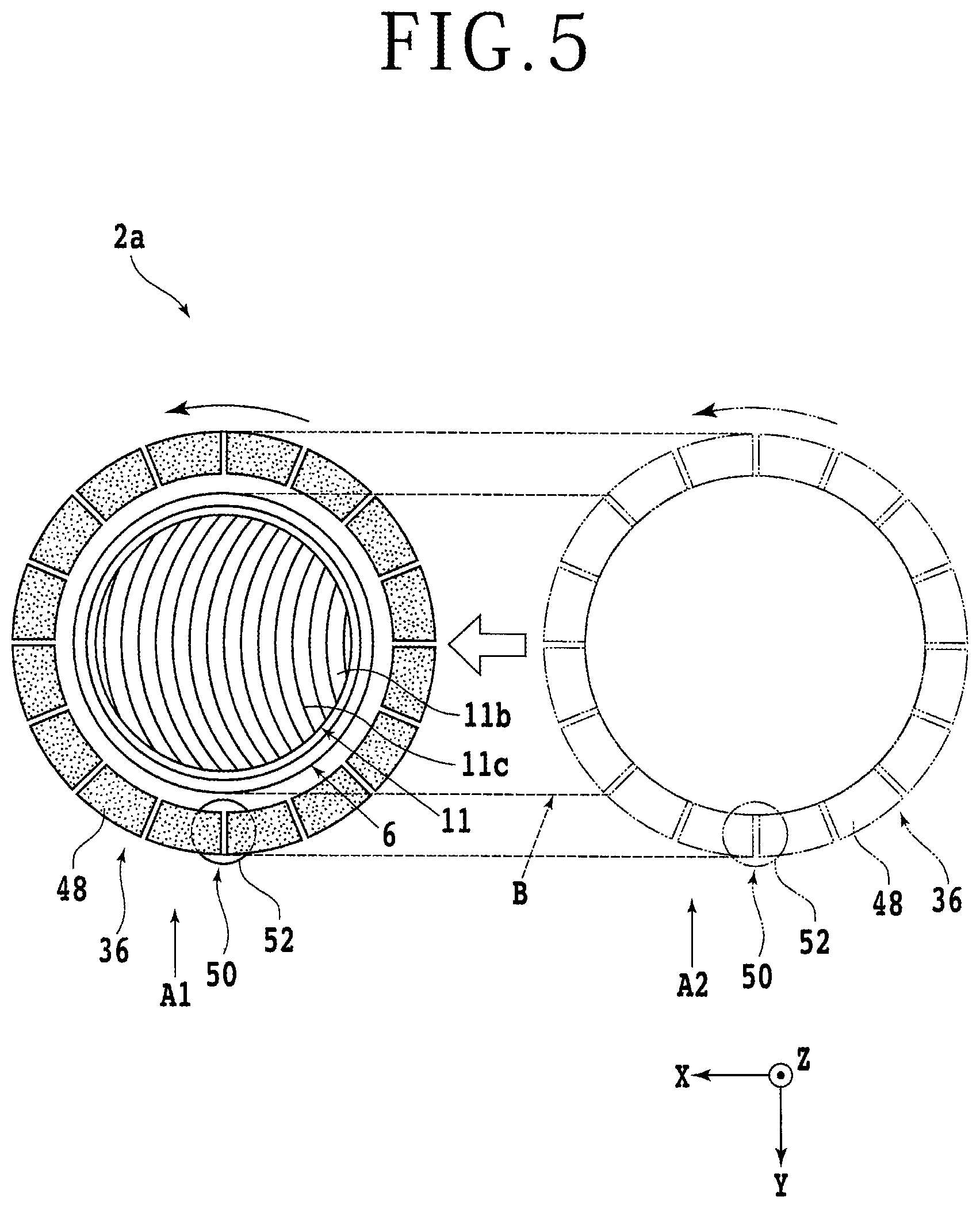 Patent US12617054 Figure 5 – Creep feed grinding apparatus