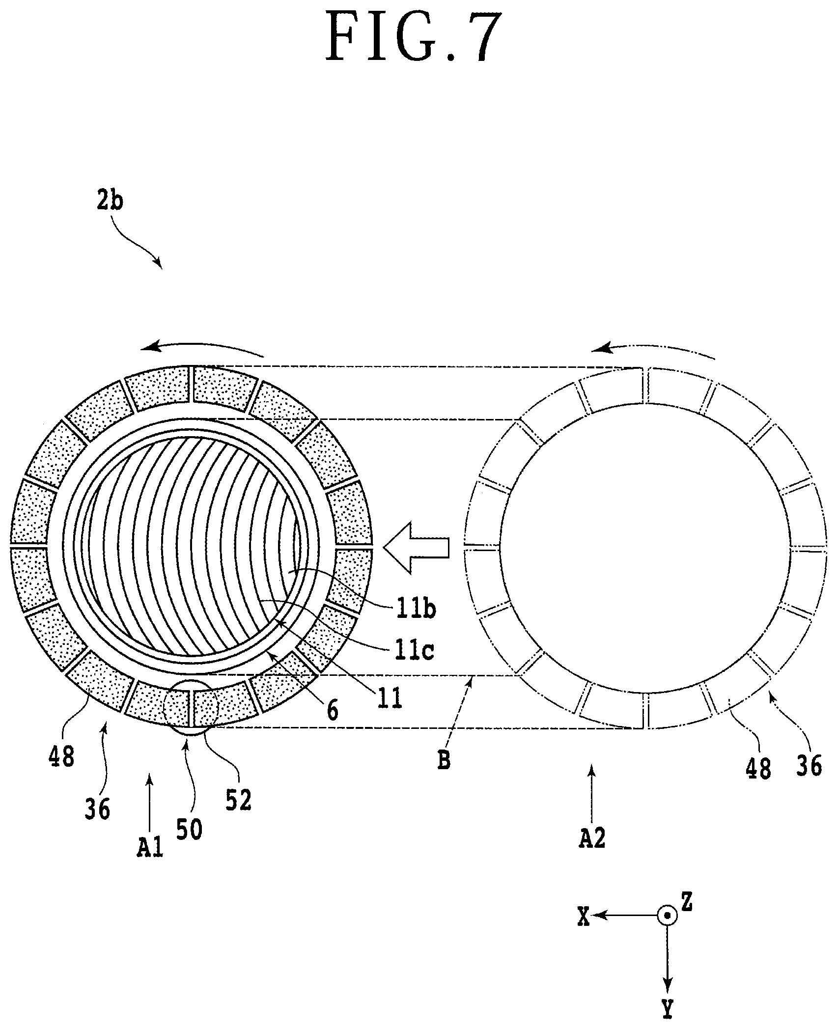 Patent US12617054 Figure 7 – Creep feed grinding apparatus
