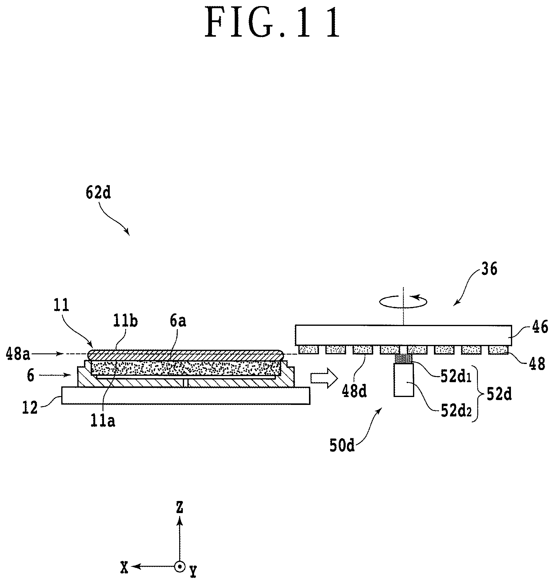 Patent US12617054 Figure 11 – Creep feed grinding apparatus