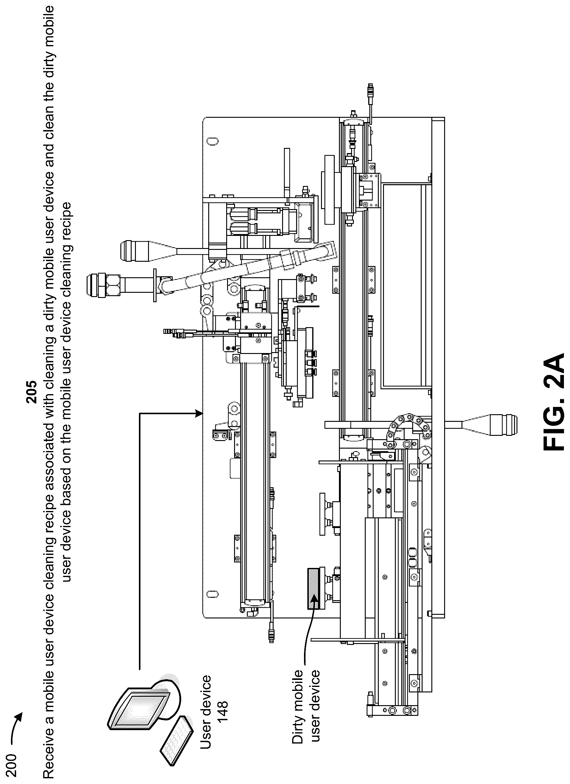 Patent US12617058 Figure 7 – Systems and methods for automated cleaning of mobile user devices