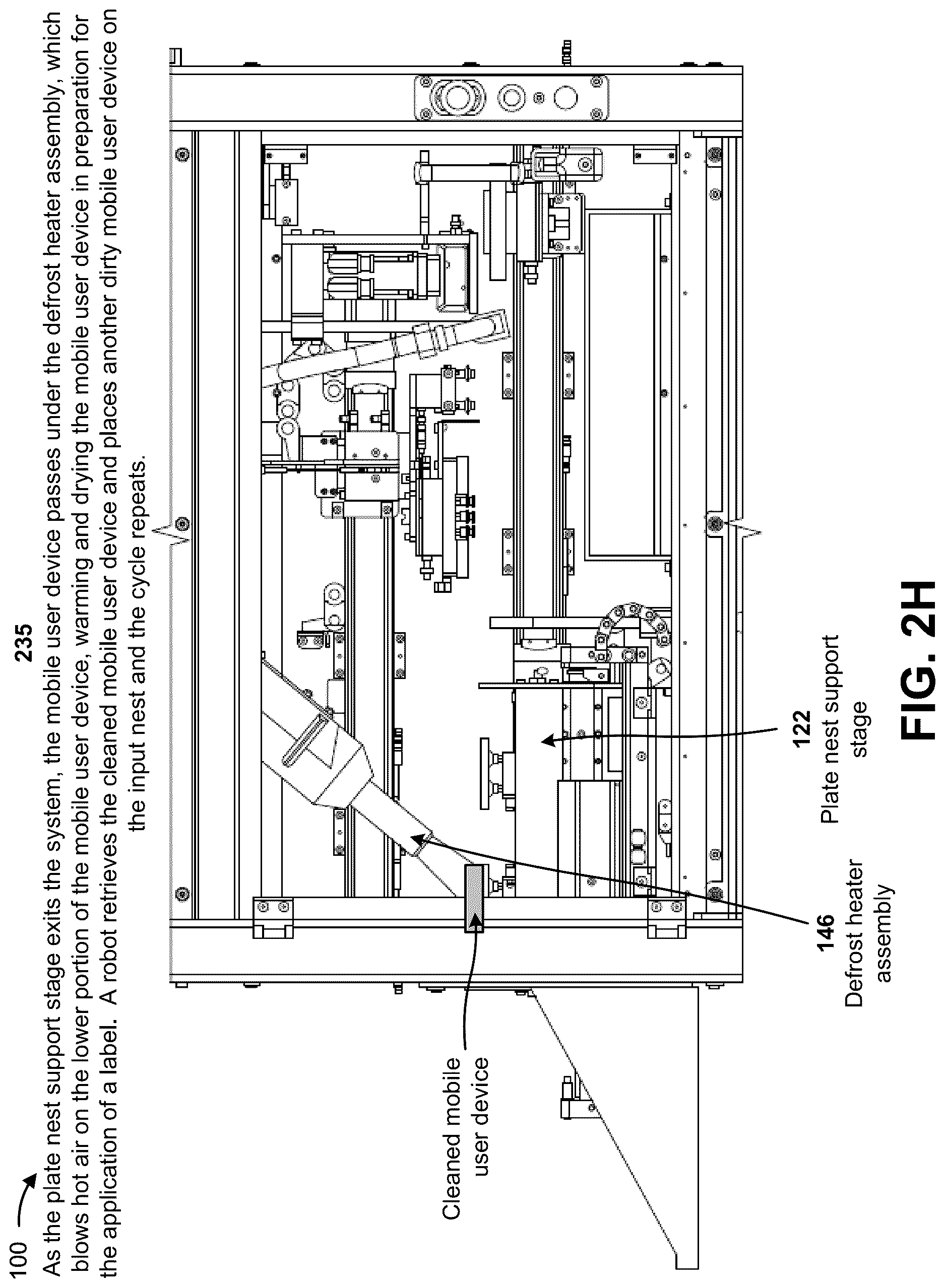 Patent US12617058 Figure 14 – Systems and methods for automated cleaning of mobile user devices