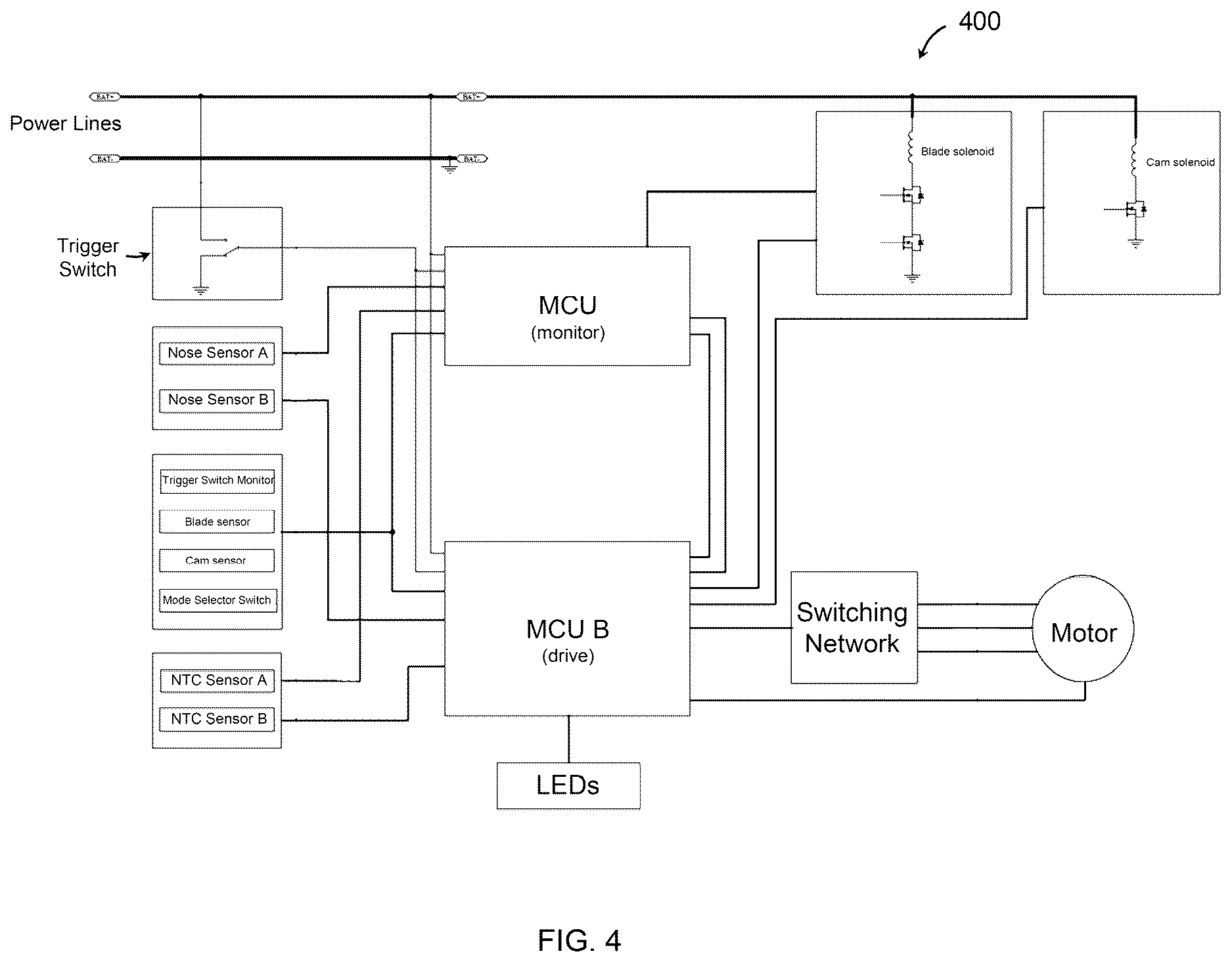 Patent US12617060 Figure 4 – Power tool control system