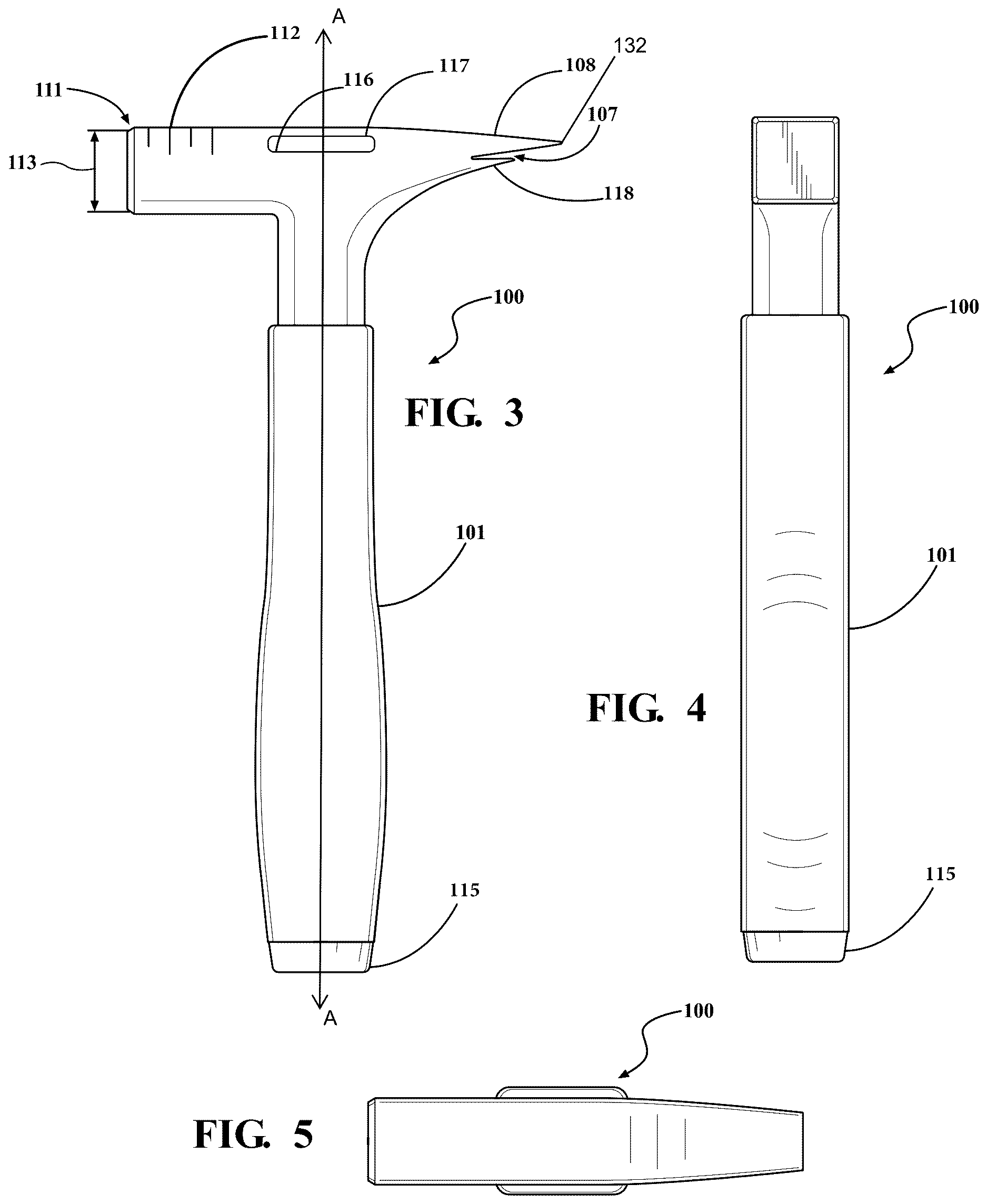 Patent US12617063 Figure 3 – Sheet metal hammer with drive manipulation feature